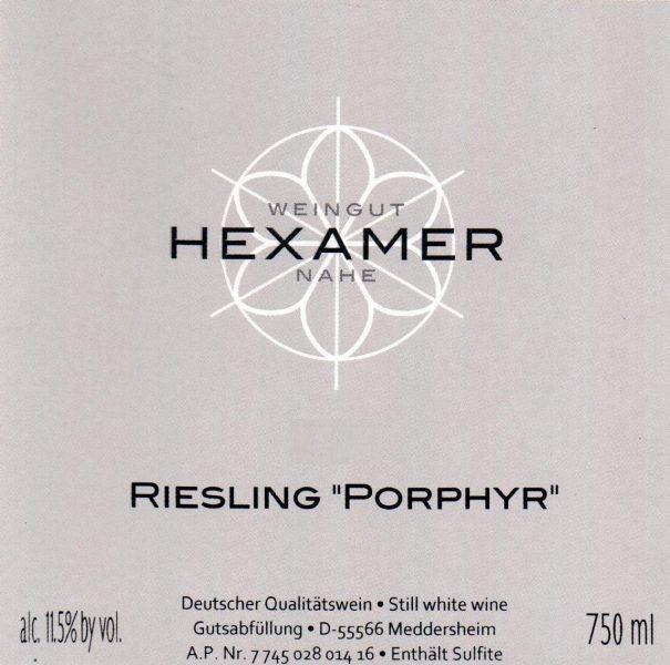 Bottle of Hexamer, Porphyr Riesling Feinherb, 2025 (Pre-Arrival, ETA Late Fall 2026) - White Wine - Flatiron Wines & Spirits - New York