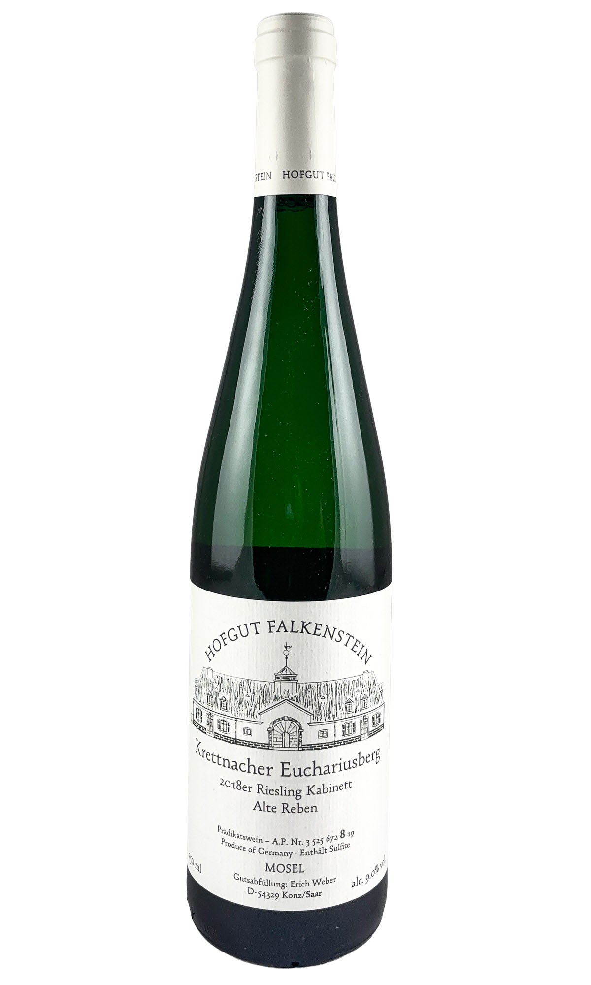 Bottle of Hofgut Falkenstein, Krettnacher Euchariusberg Kabinett Alte Reben AP #8, 2018 - White Wine - Flatiron Wines & Spirits - New York