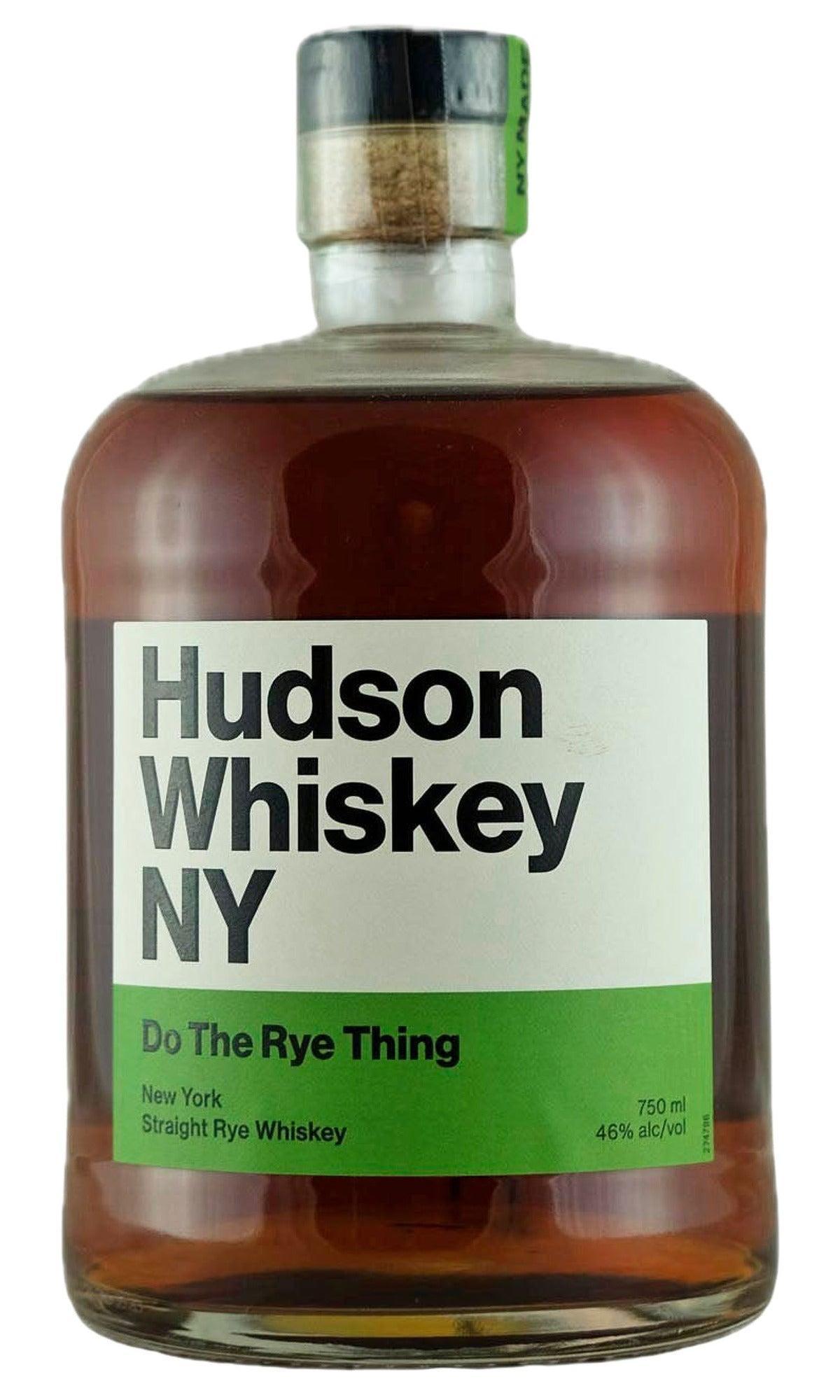 Bottle of Hudson Whiskey, New York Rye Whiskey 'Do The Rye Thing' - Spirit - Flatiron Wines & Spirits - New York