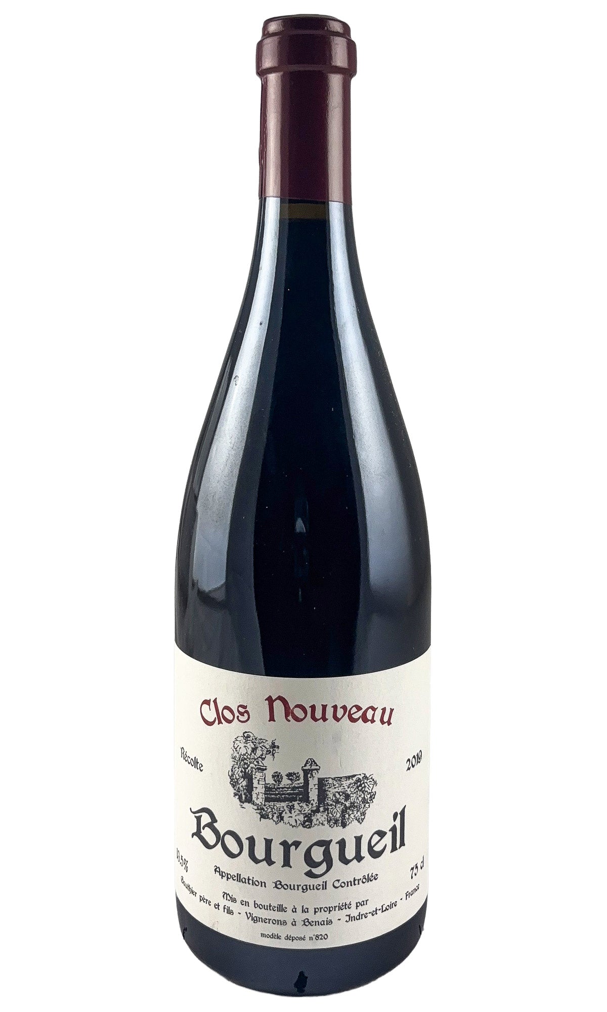 Bel Air (Gauthier), Bourgueil Clos Nouveau, 2019