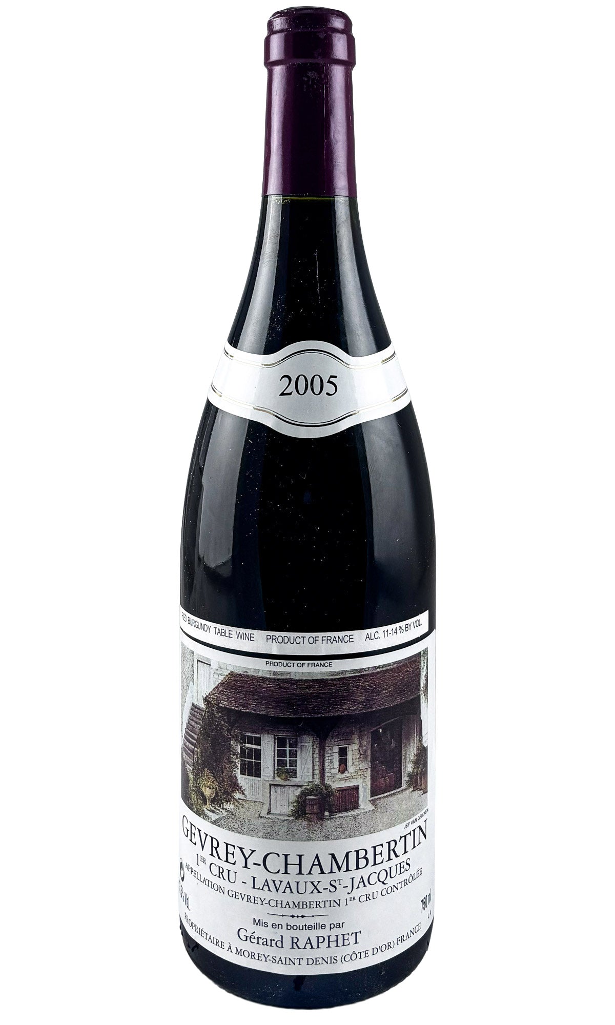Gerard Raphet, Gevrey-Chambertin 1er Cru Lavaux Saint Jacques, 2005