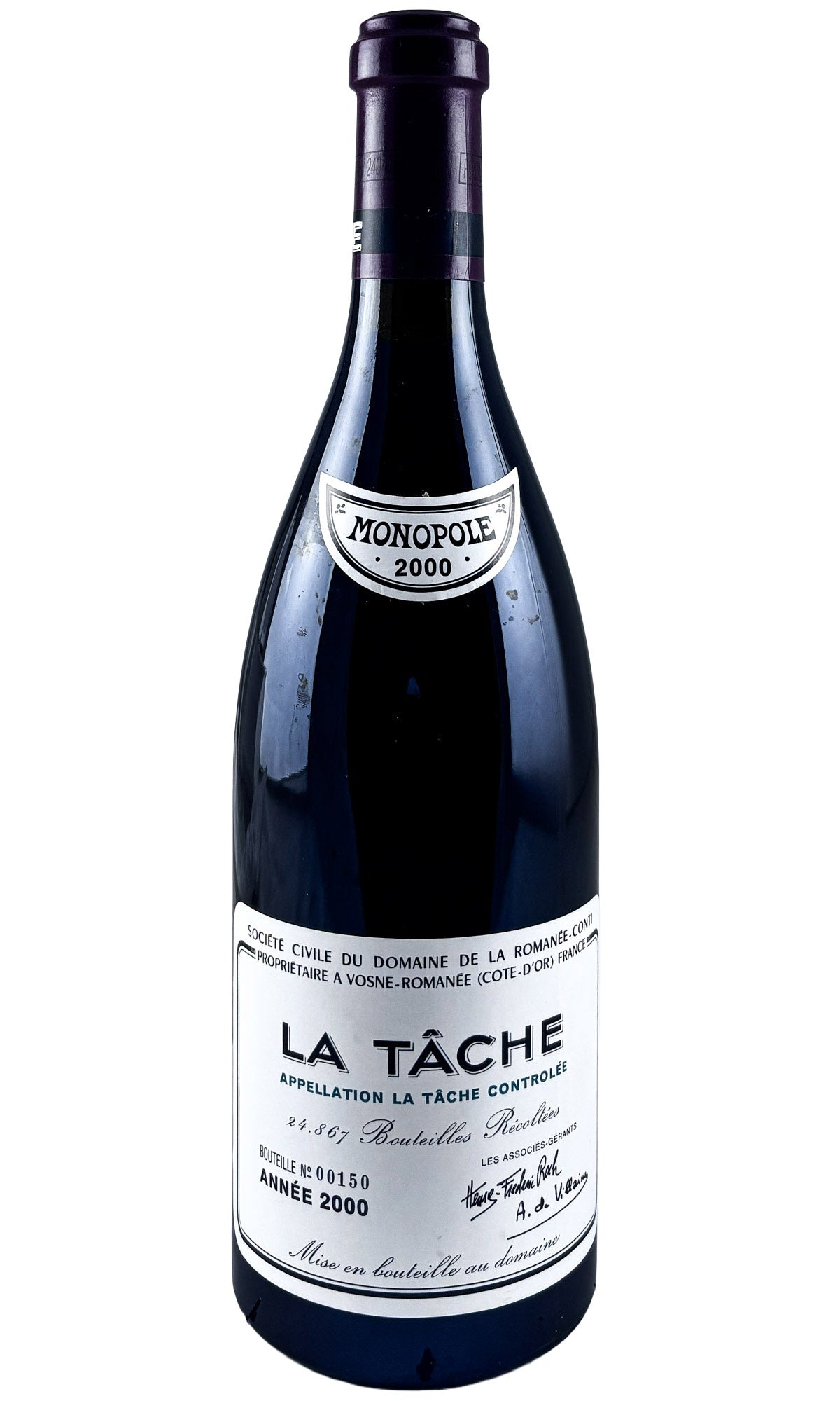 Domaine de la Romanee-Conti (DRC), La Tache Grand Cru Monopole, 2000