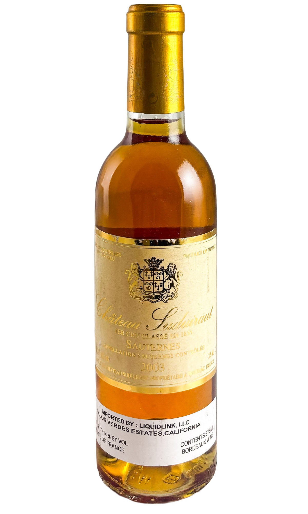 Chateau Suduiraut, Sauternes, 2003 (375ml)
