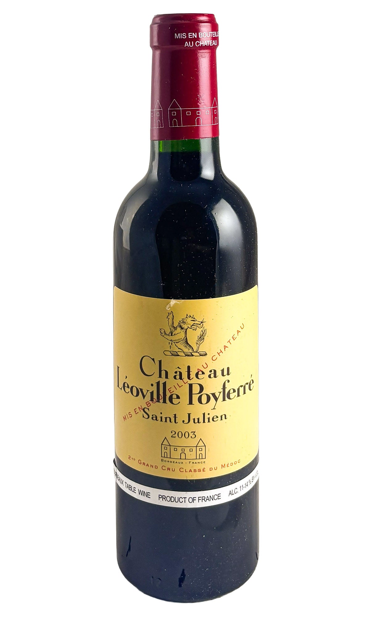 Chateau Leoville-Poyferre, Saint-Julien, 2003 (375ml)