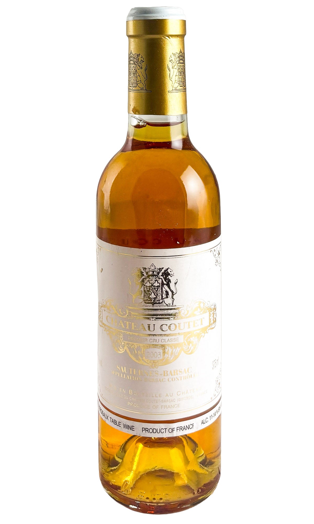 Chateau Coutet, Sauternes, 2003 (375ml)