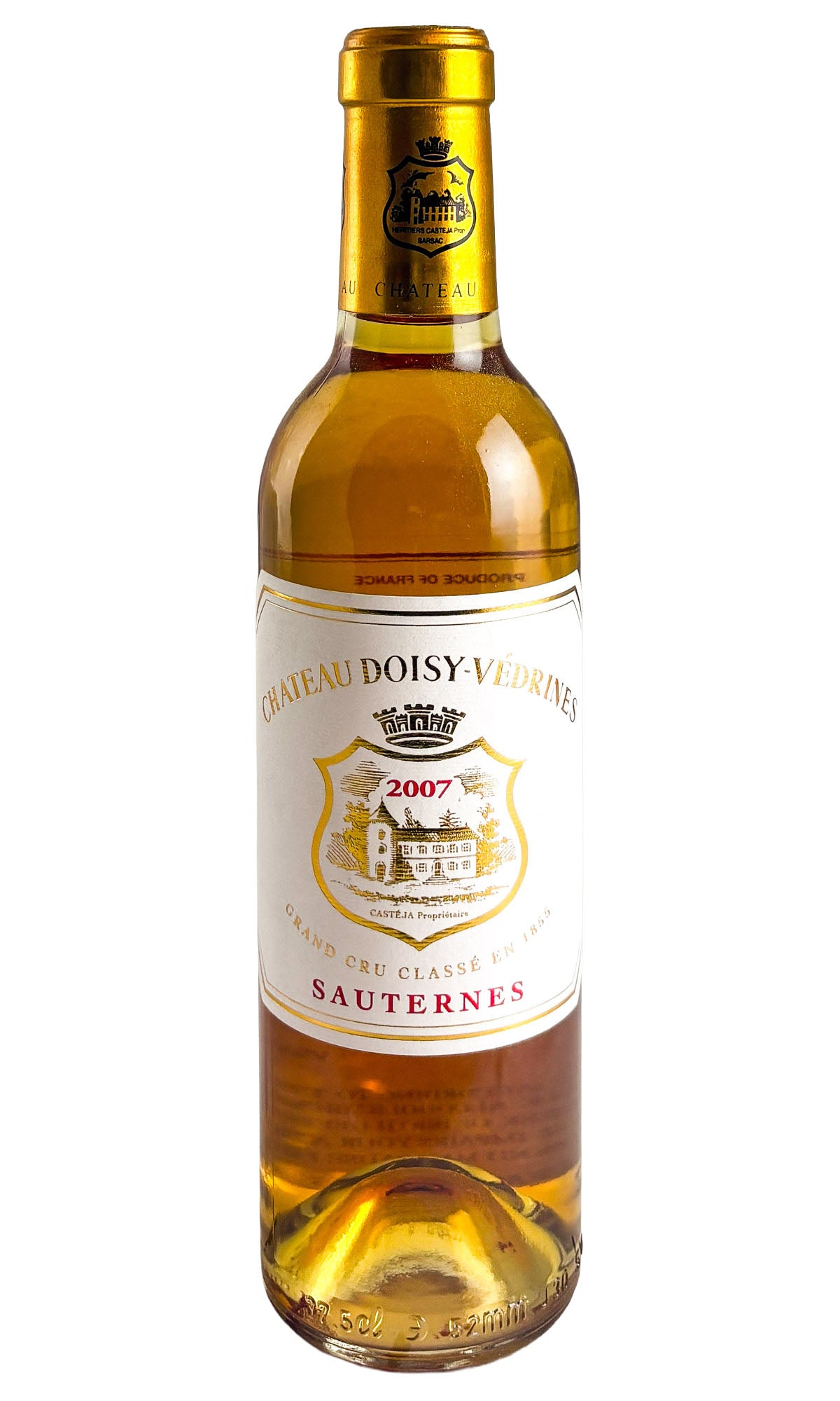 Chateau Doisy-Vedrines, Sauternes, 2007 (375ml)