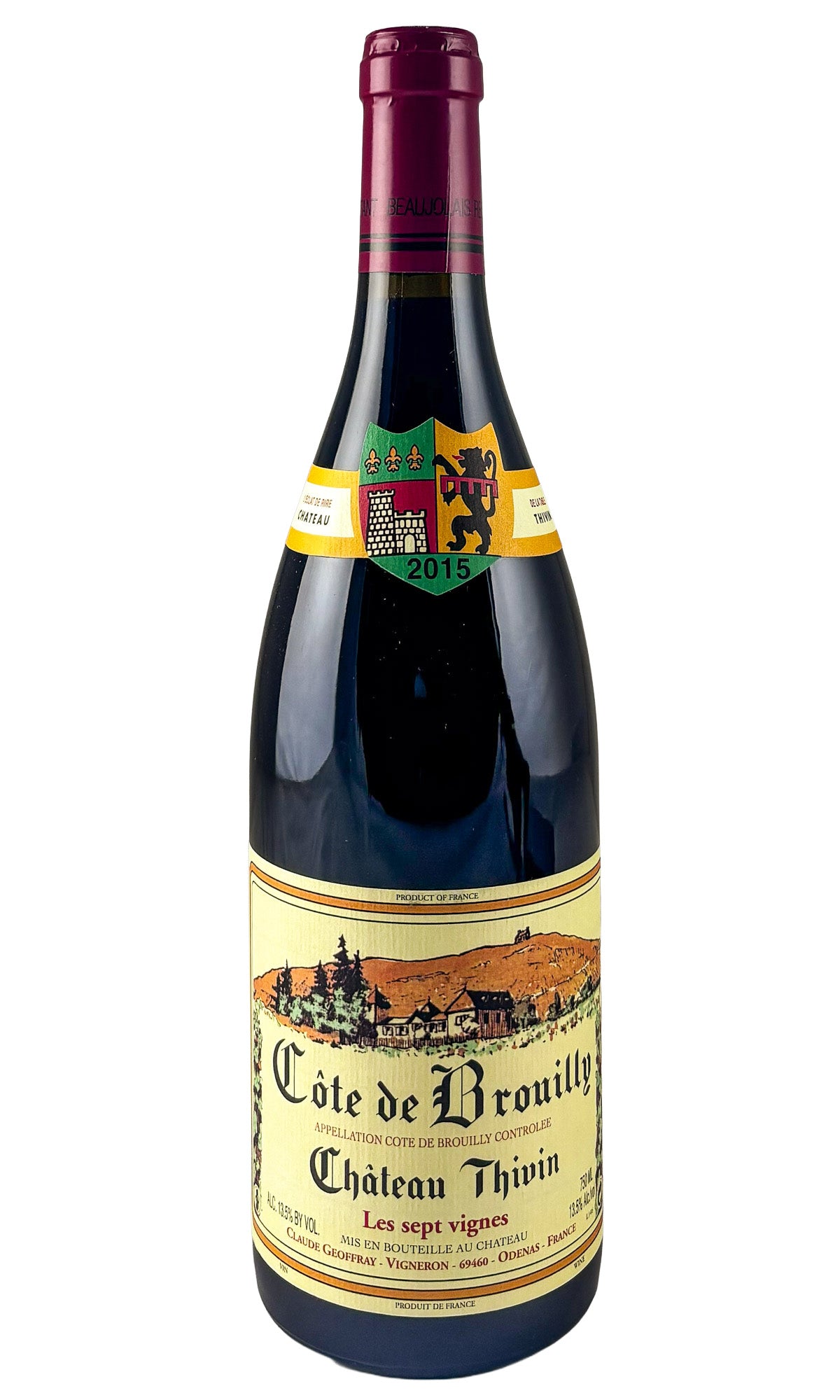 Chateau Thivin, Cote de Brouilly Les Sept Vignes, 2015
