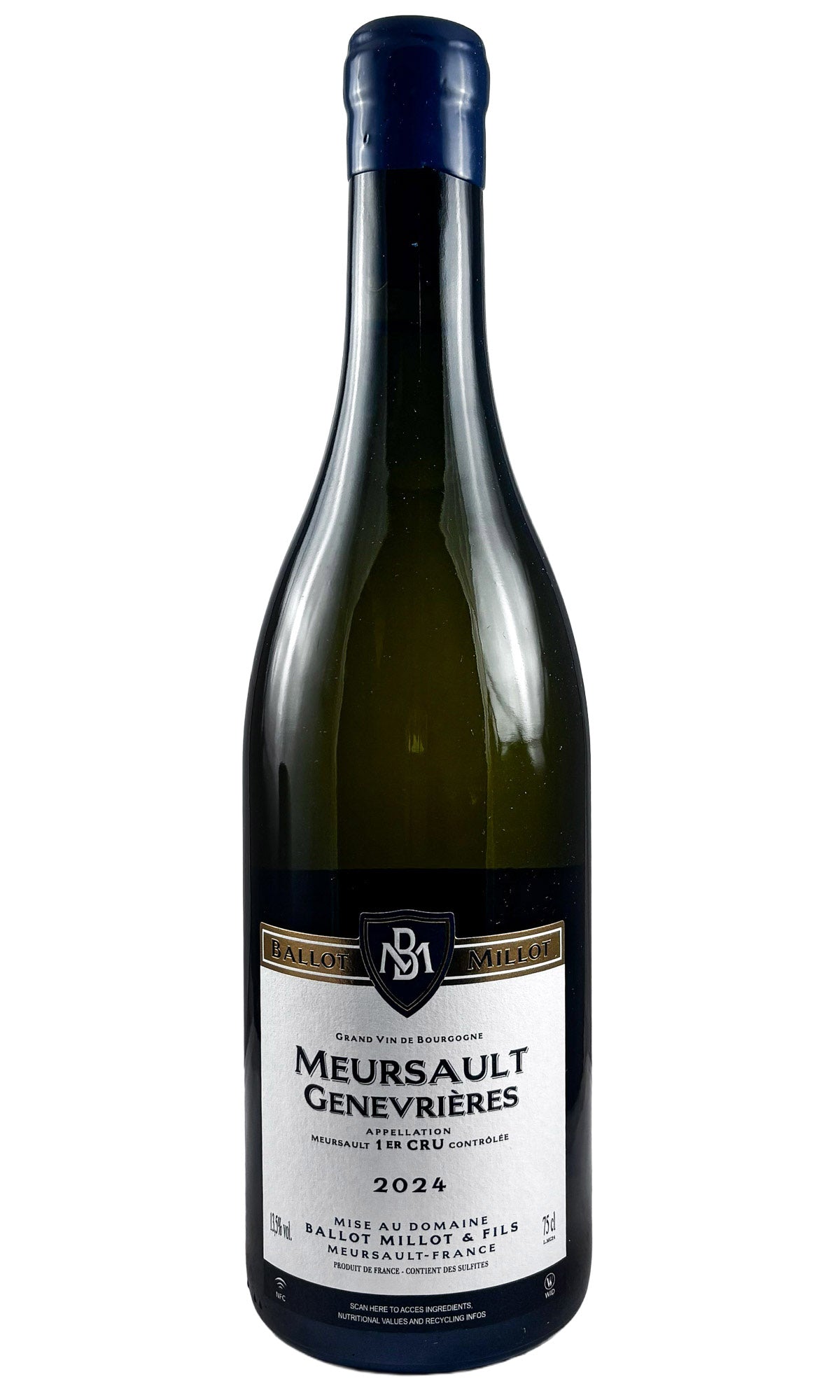 Bottle of Ballot-Millot, Meursault 1er Cru Genevrieres, 2024 - White Wine - Flatiron Wines & Spirits - New York