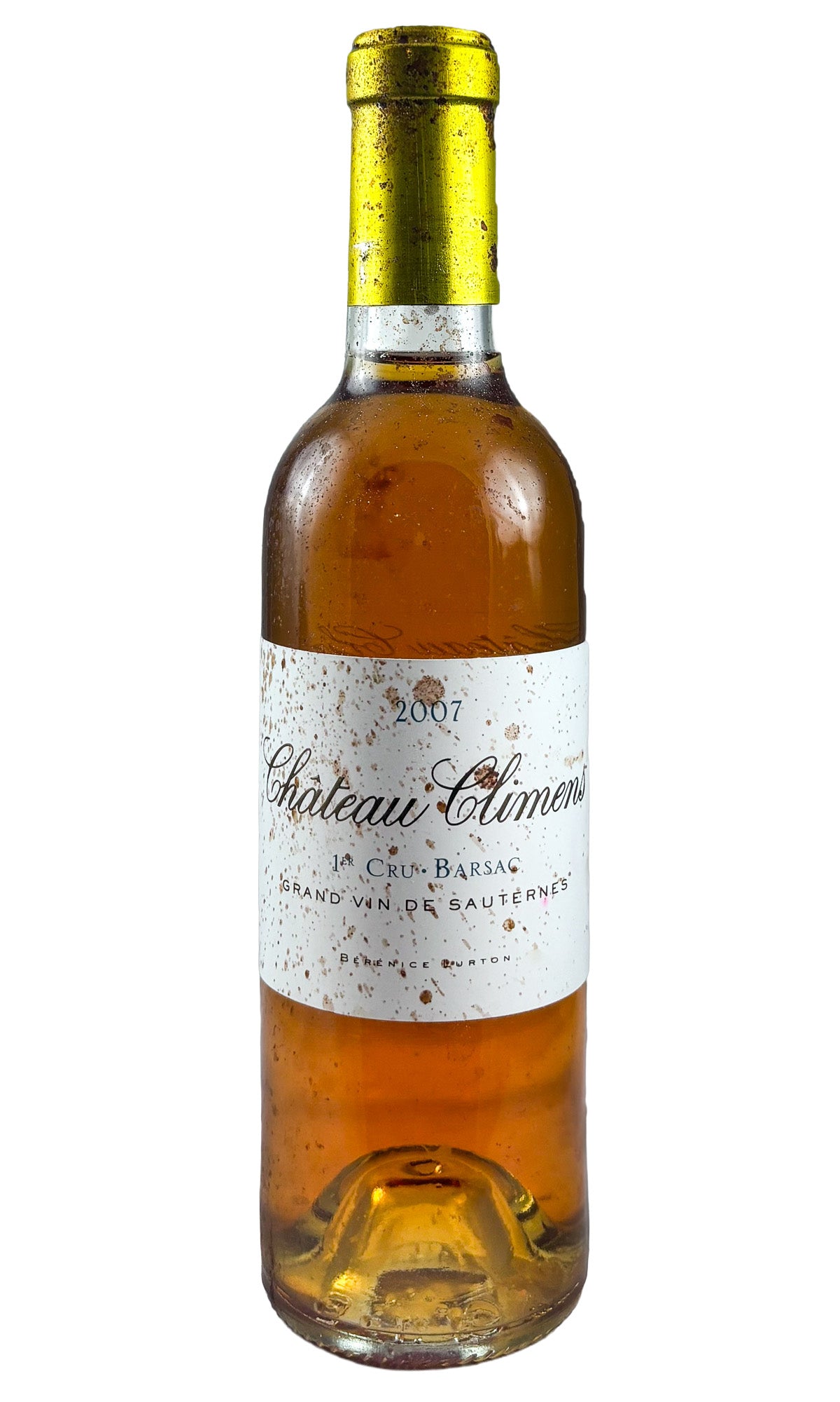 Chateau Climens, Sauternes, 2007 (375ml) (bin-stained labels