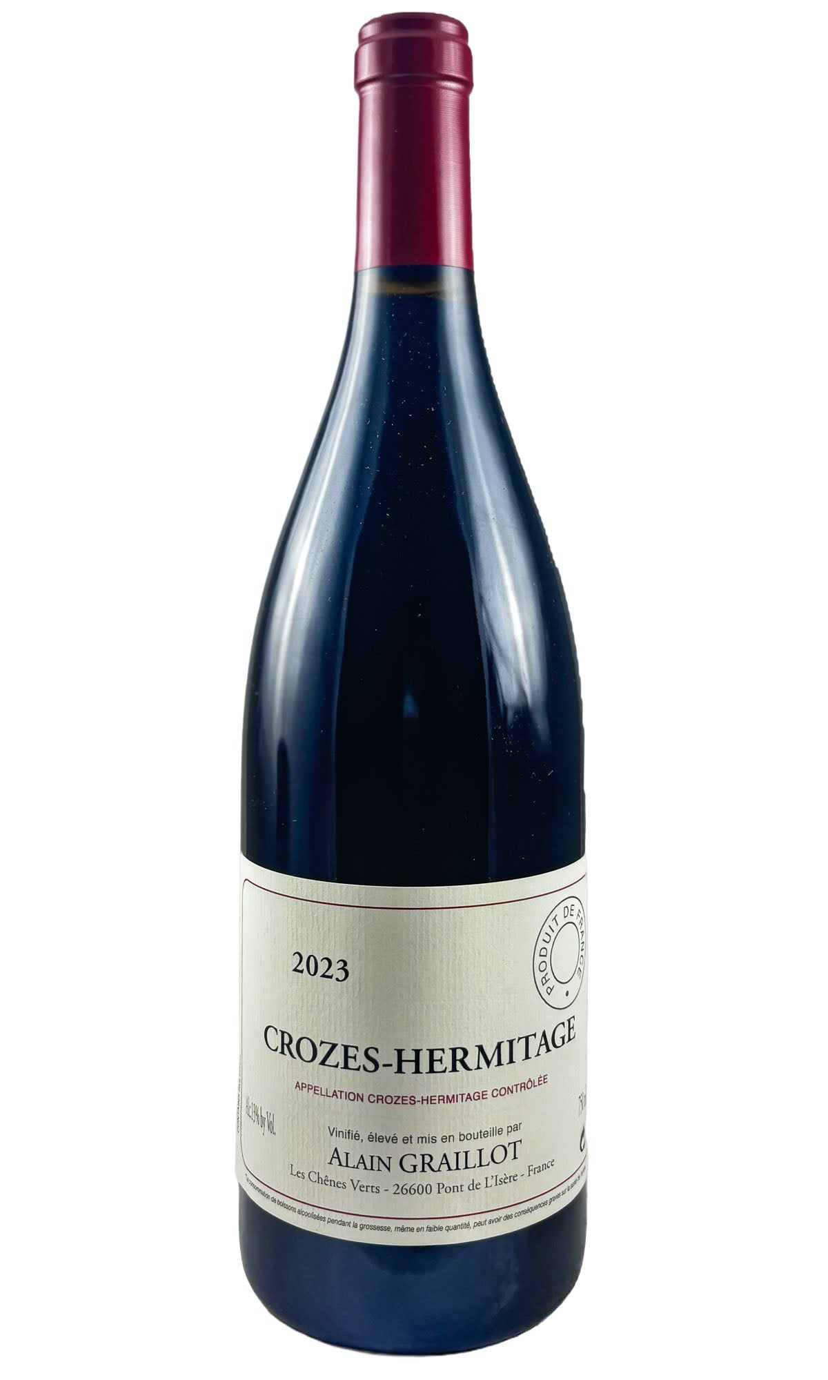 Bottle of Alain Graillot, Crozes-Hermitage, 2023 - Red Wine - Flatiron Wines & Spirits - New York
