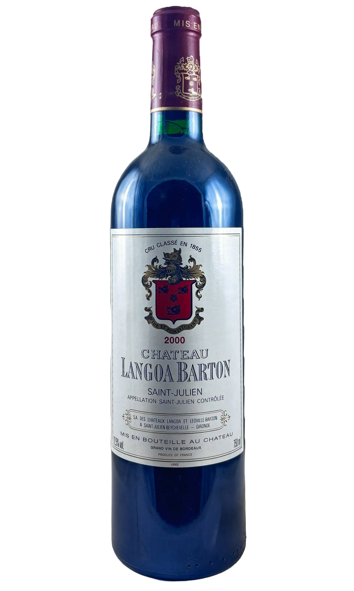 Bottle of Chateau Langoa-Barton, Saint Julien, 2000 - Red Wine - Flatiron Wines & Spirits - New York