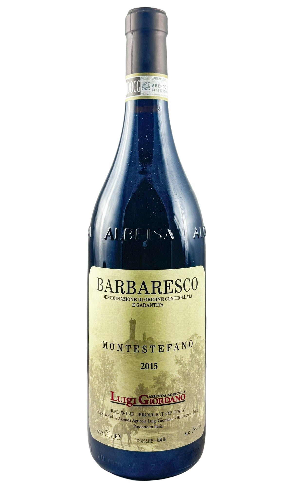 Bottle of Luigi Giordano, Barbaresco Montestefano, 2015 - Red Wine - Flatiron Wines & Spirits - New York