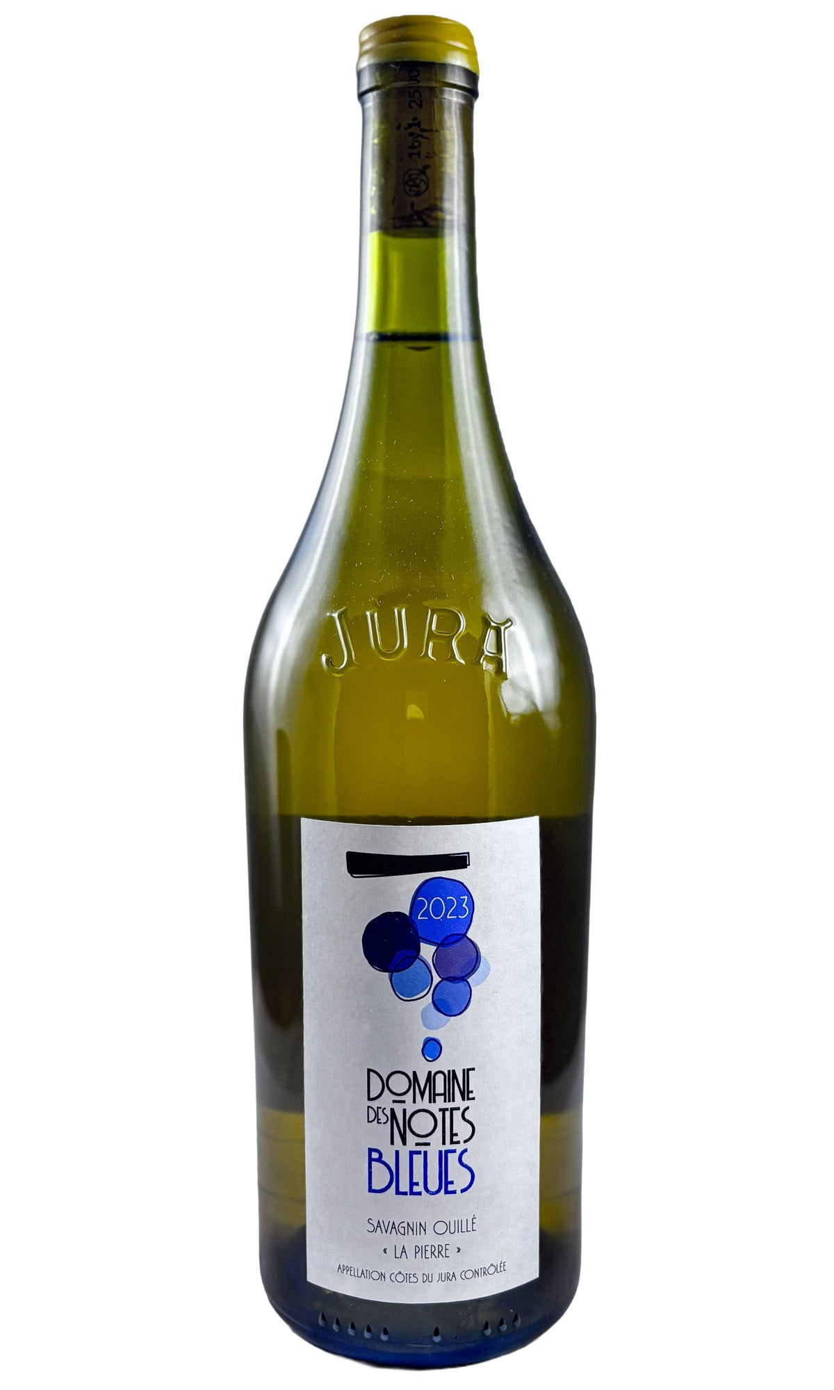Bottle of Domaine Des Notes Bleues, La Pierre Savagnin Ouille, 2023 - White Wine - Flatiron Wines & Spirits - New York