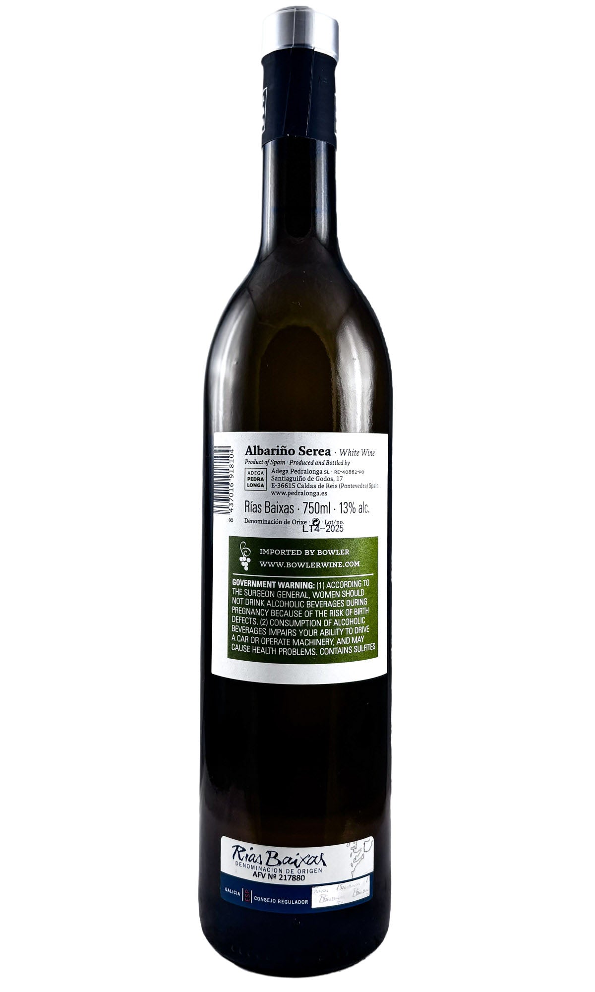 Bottle of Pedralonga, Albariño Serea, 2025 - White Wine - Flatiron Wines & Spirits - New York