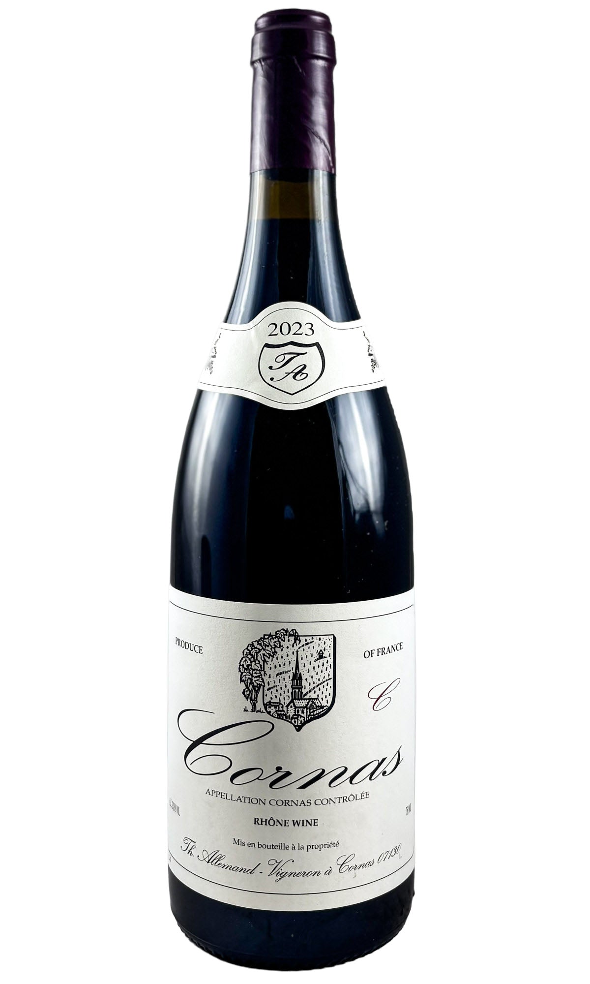 Bottle of Thierry Allemand, Cornas "C", 2023 - Red Wine - Flatiron Wines & Spirits - New York