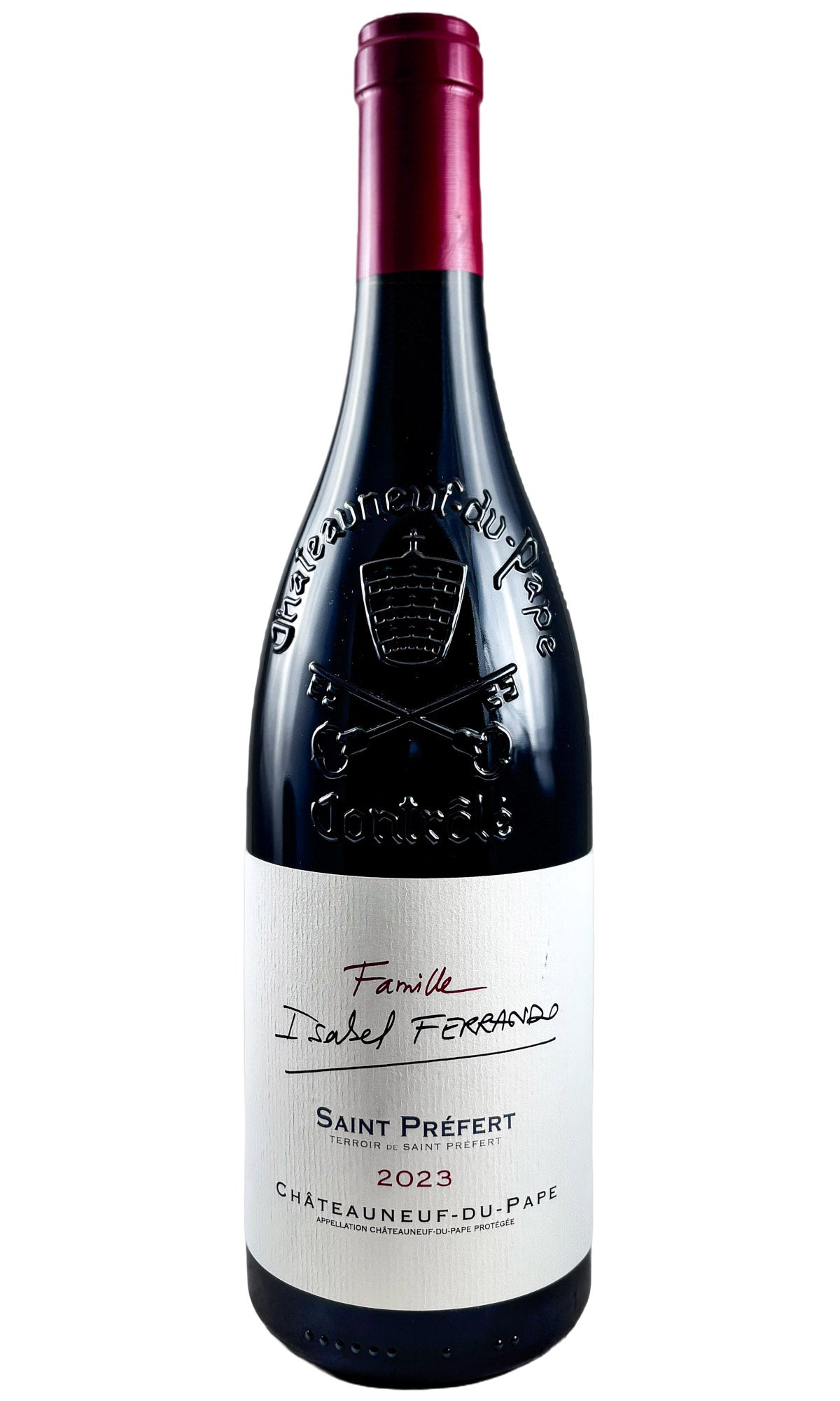 Bottle of Famille Isabel Ferrando, Chateauneuf du Pape Rouge, 2023 - Red Wine - Flatiron Wines & Spirits - New York