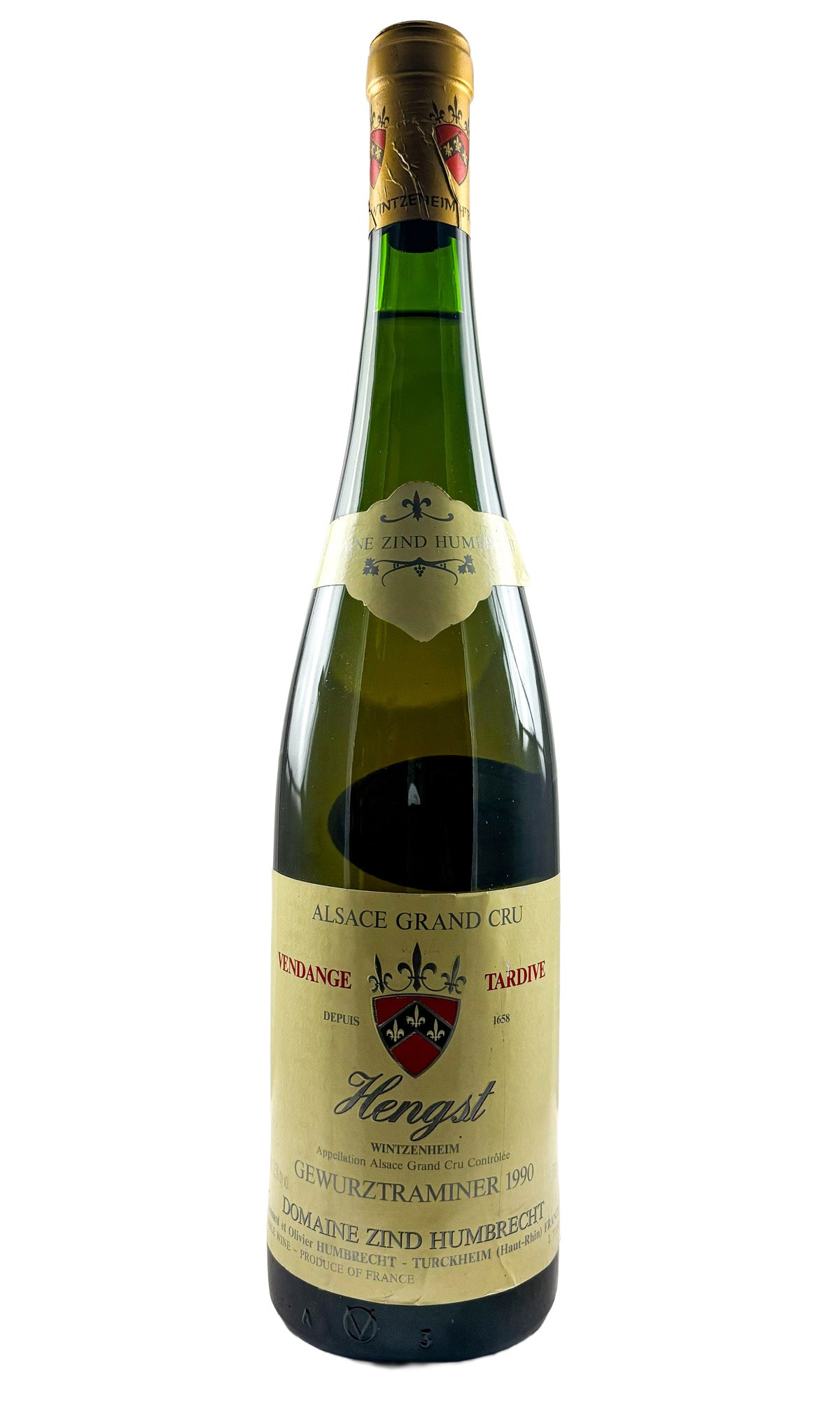 Zind-Humbrecht, Gewurztraminer Hengst Vendange Tardive Alsace Grand Cru, 1990