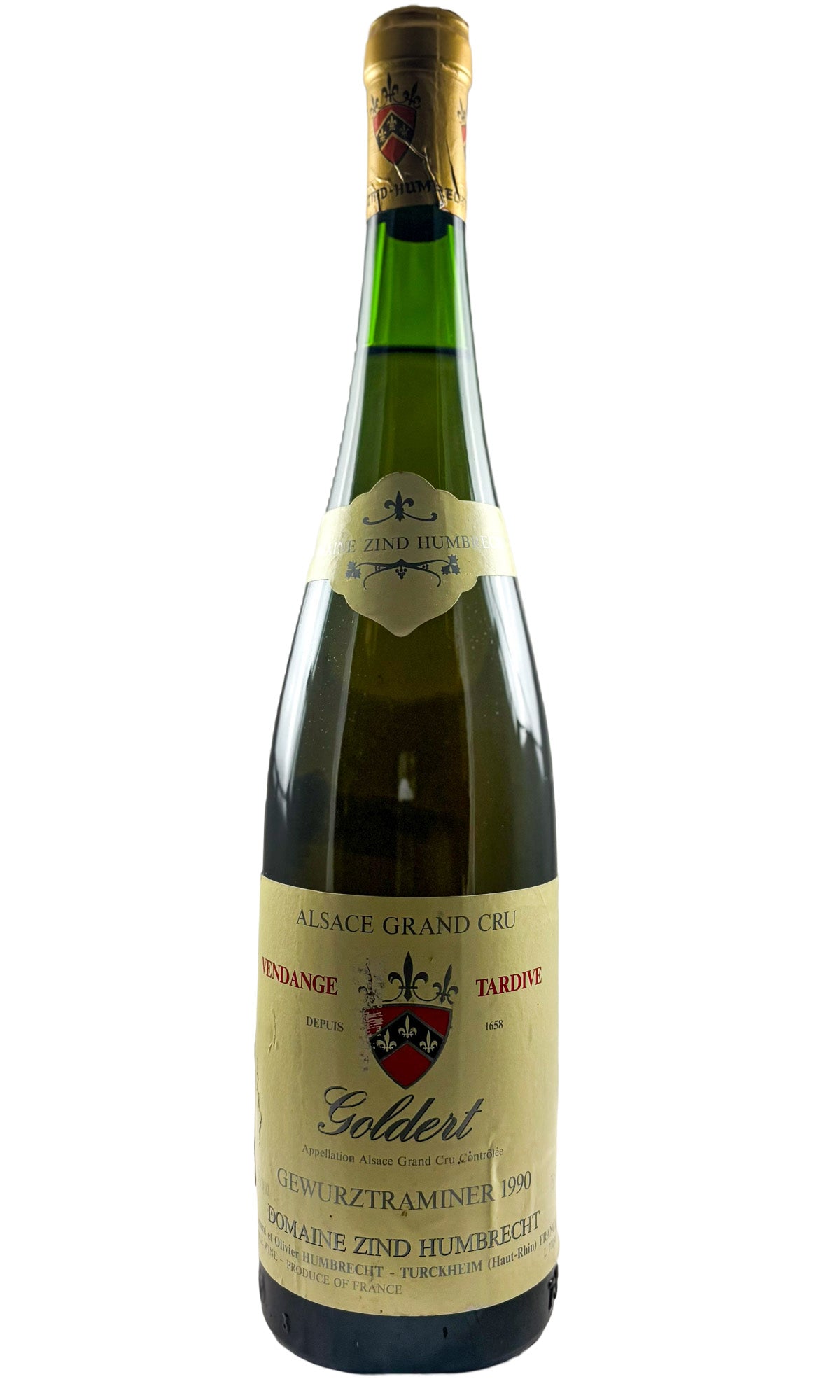 Zind-Humbrecht, Gewurztraminer Goldert Vendange Tardive Alsace Grand Cru, 1990