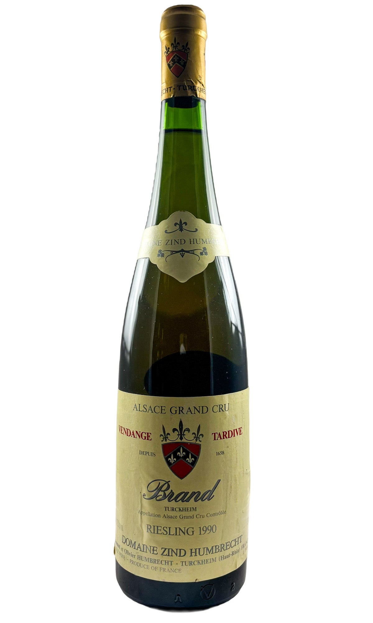 Zind-Humbrecht, Riesling Brand Vendange Tardive Alsace Grand Cru, 1990