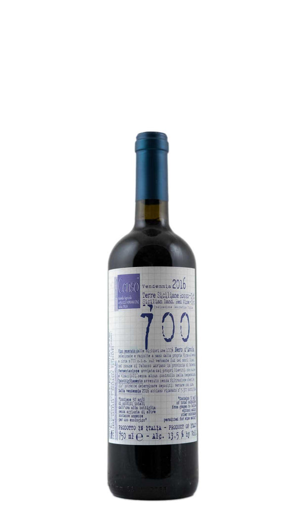 Bottle of Il Censo, Nero d'Avola "700", 2016 - Red Wine - Flatiron Wines & Spirits - New York