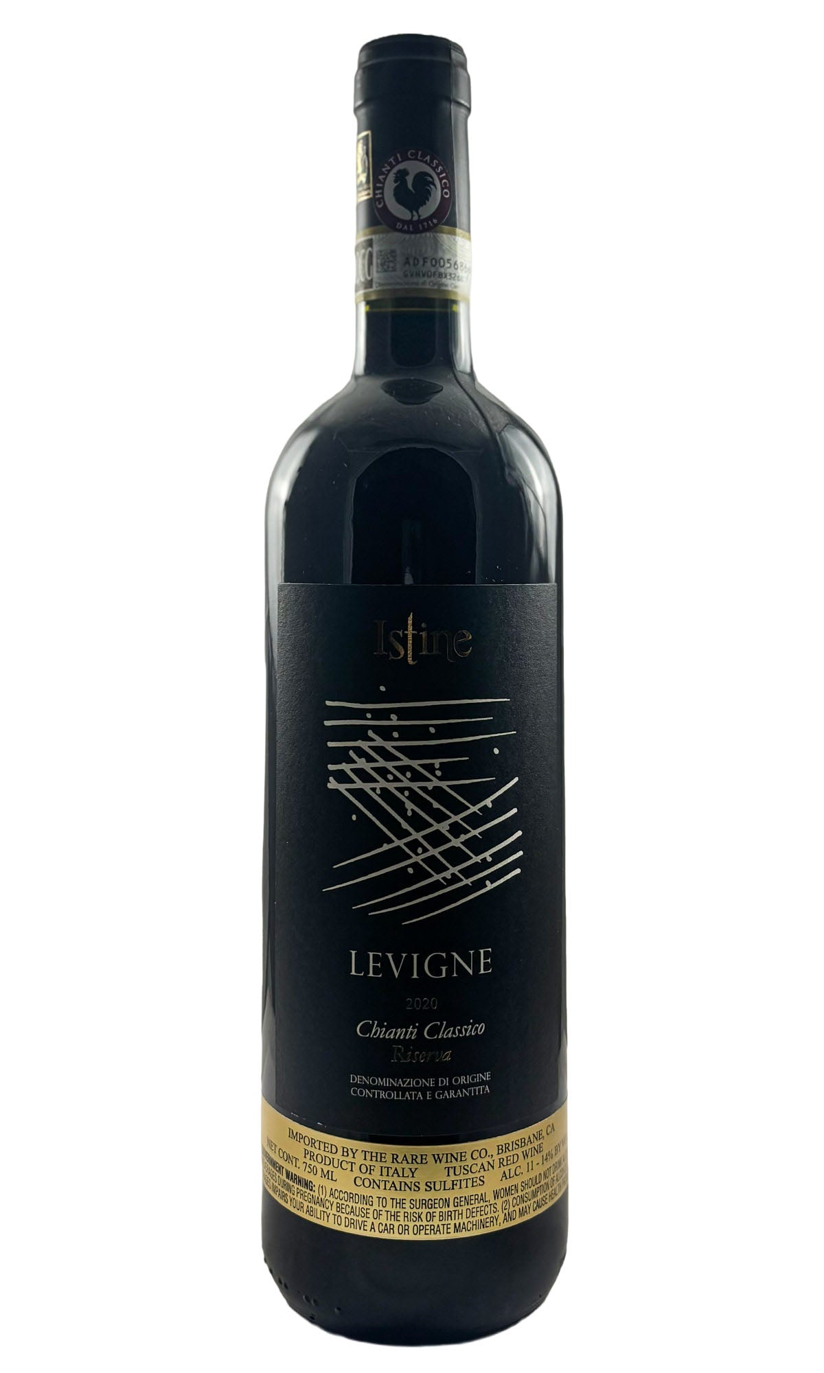 Bottle of Istine, Chianti Classico Riserva Levigne, 2020 - Red Wine - Flatiron Wines & Spirits - New York