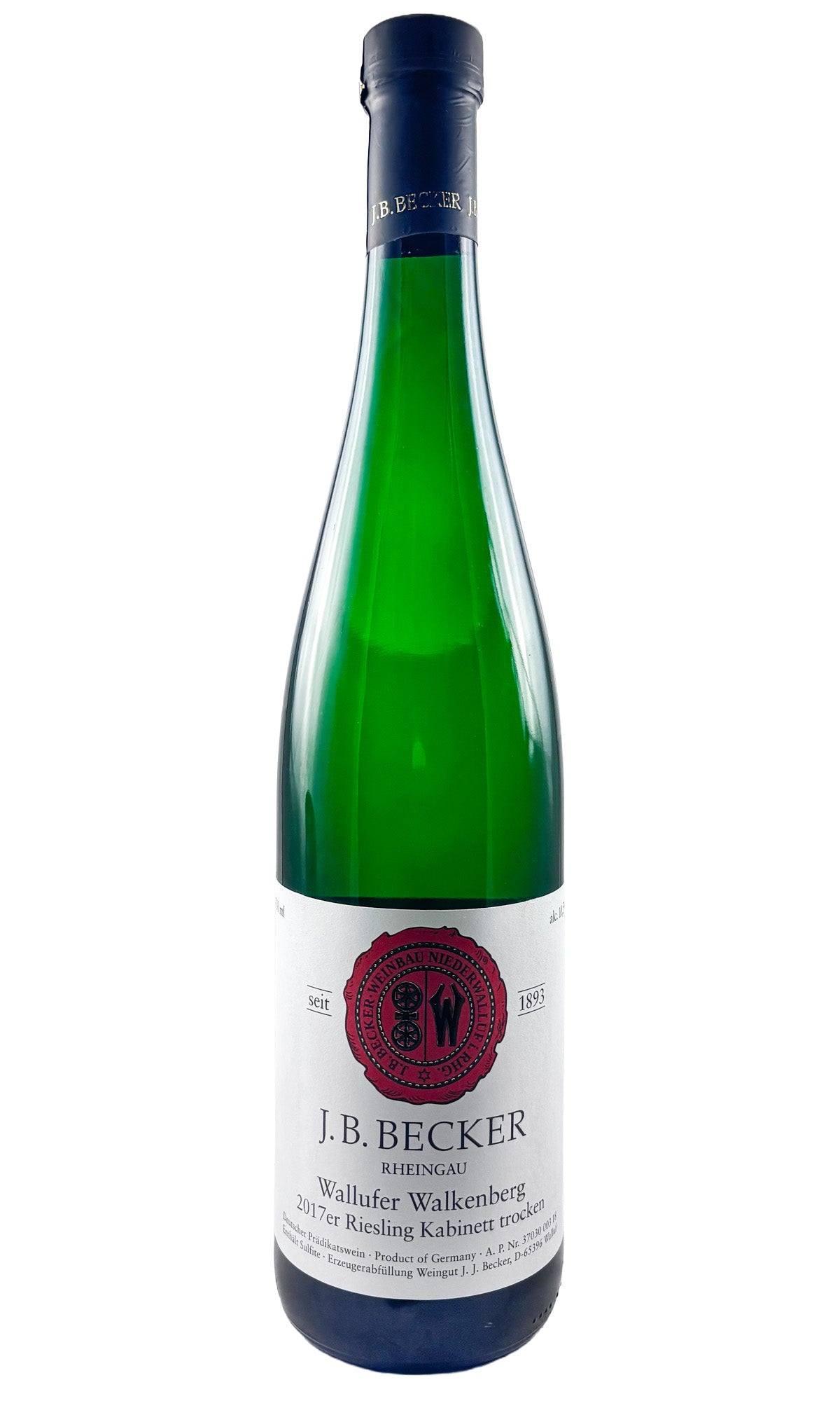 Bottle of JB Becker, Walkenberg Kabinett Trocken, 2017 - White Wine - Flatiron Wines & Spirits - New York
