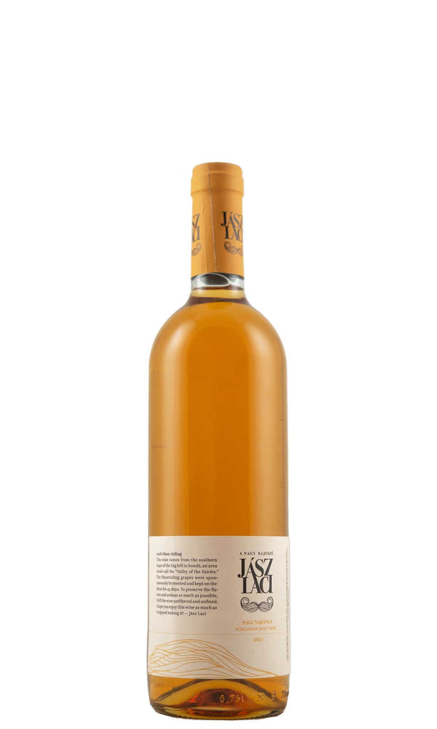 Bottle of Jasz Laci, Orange Olaszrizling 'Sagi Narancs', 2021 - Orange Wine - Flatiron Wines & Spirits - New York