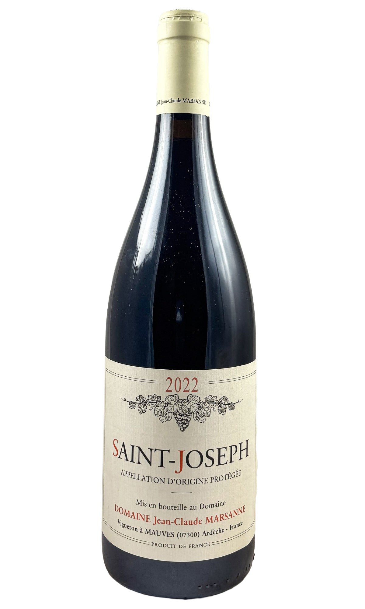 Bottle of Jean-Claude Marsanne, Saint-Joseph Rouge, 2022 - Red Wine - Flatiron Wines & Spirits - New York