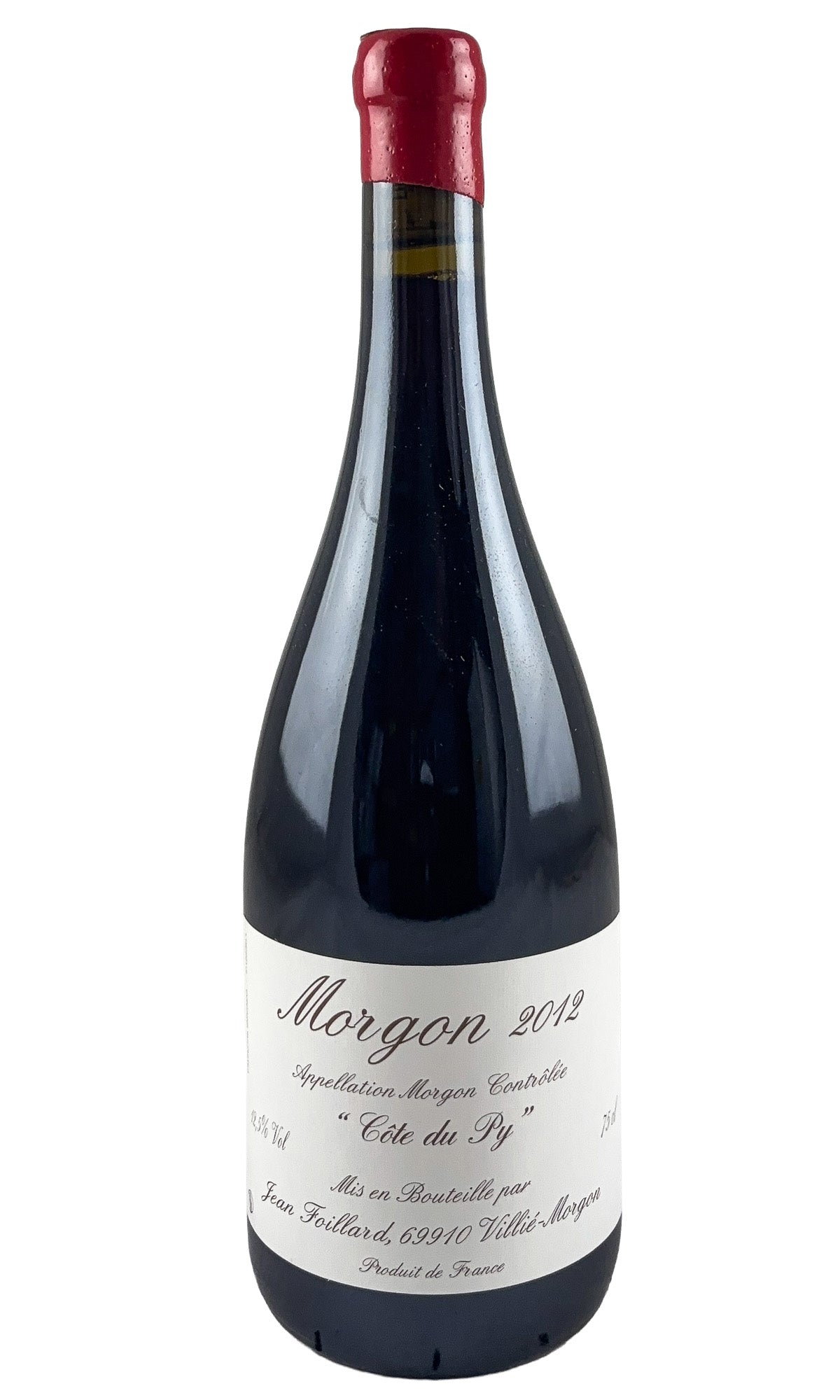 Bottle of Jean Foillard, Morgon Cote du Py, 2012 - Red Wine - Flatiron Wines & Spirits - New York