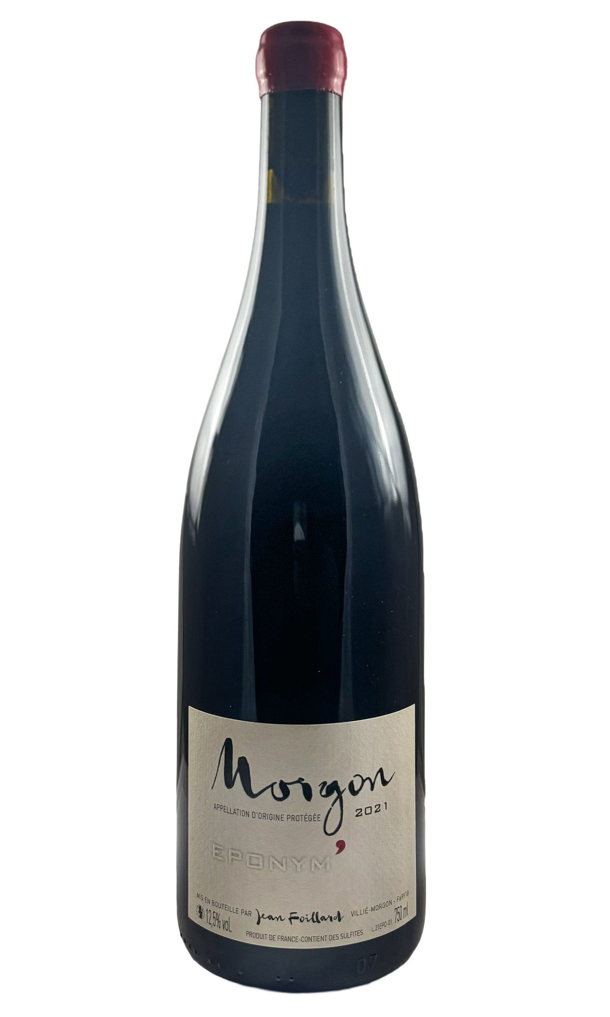 Bottle of Jean Foillard, Morgon Eponym, 2021 - Red Wine - Flatiron Wines & Spirits - New York