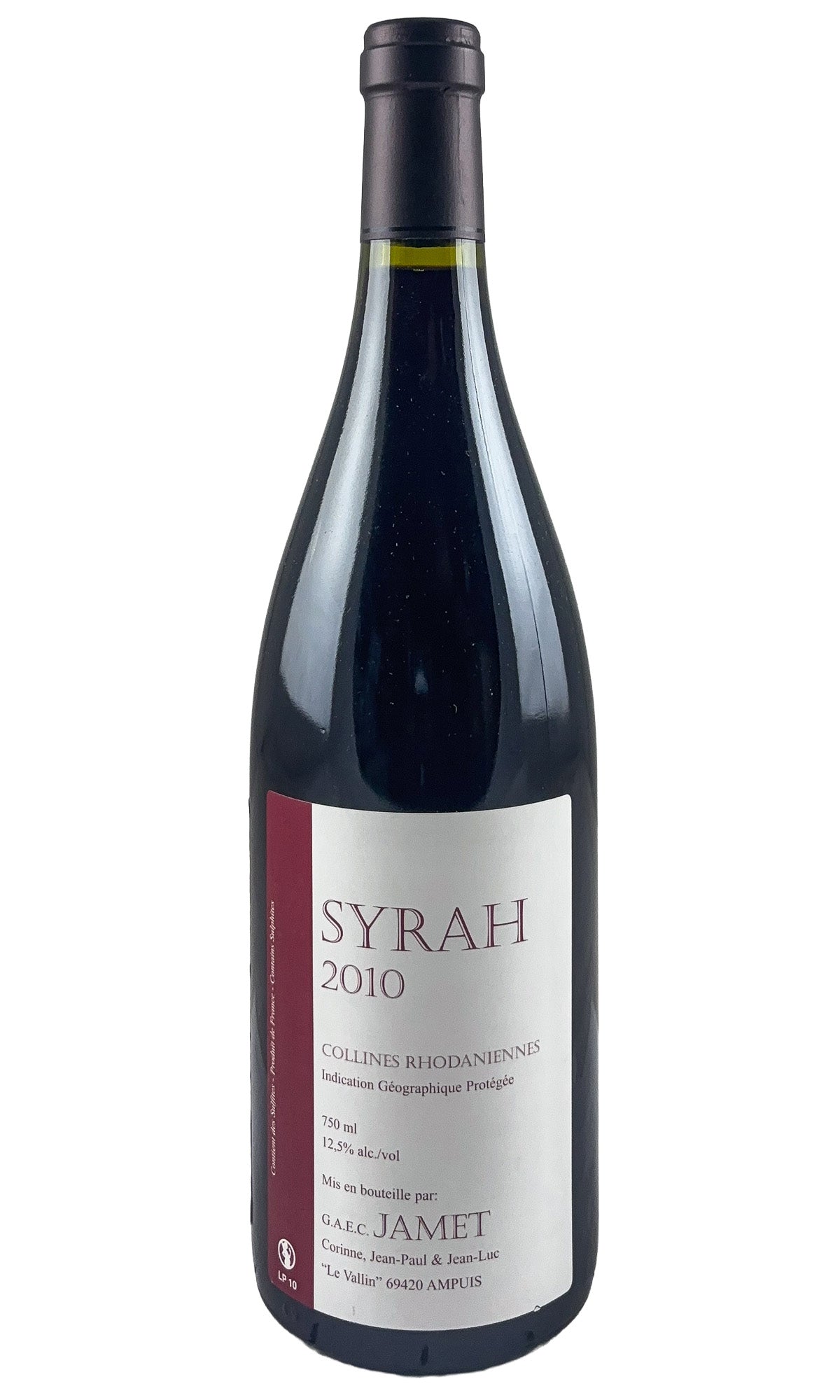 Bottle of Jean-Luc Jamet, Collines Rhodanienne Syrah, 2010 - Red Wine - Flatiron Wines & Spirits - New York