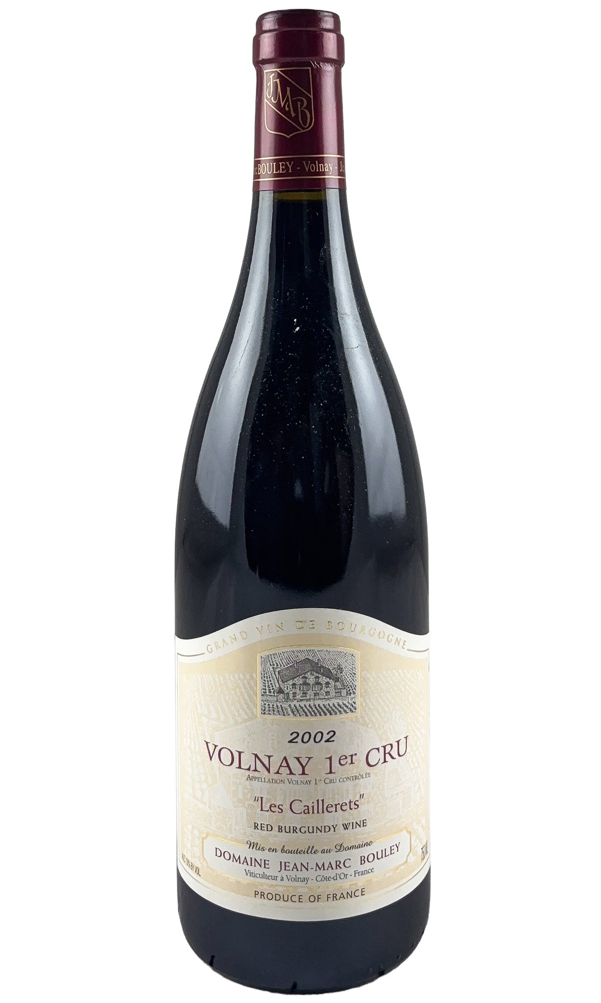 Bottle of Jean-Marc Bouley, Volnay 1er Cru Caillerets, 2002 - Red Wine - Flatiron Wines & Spirits - New York