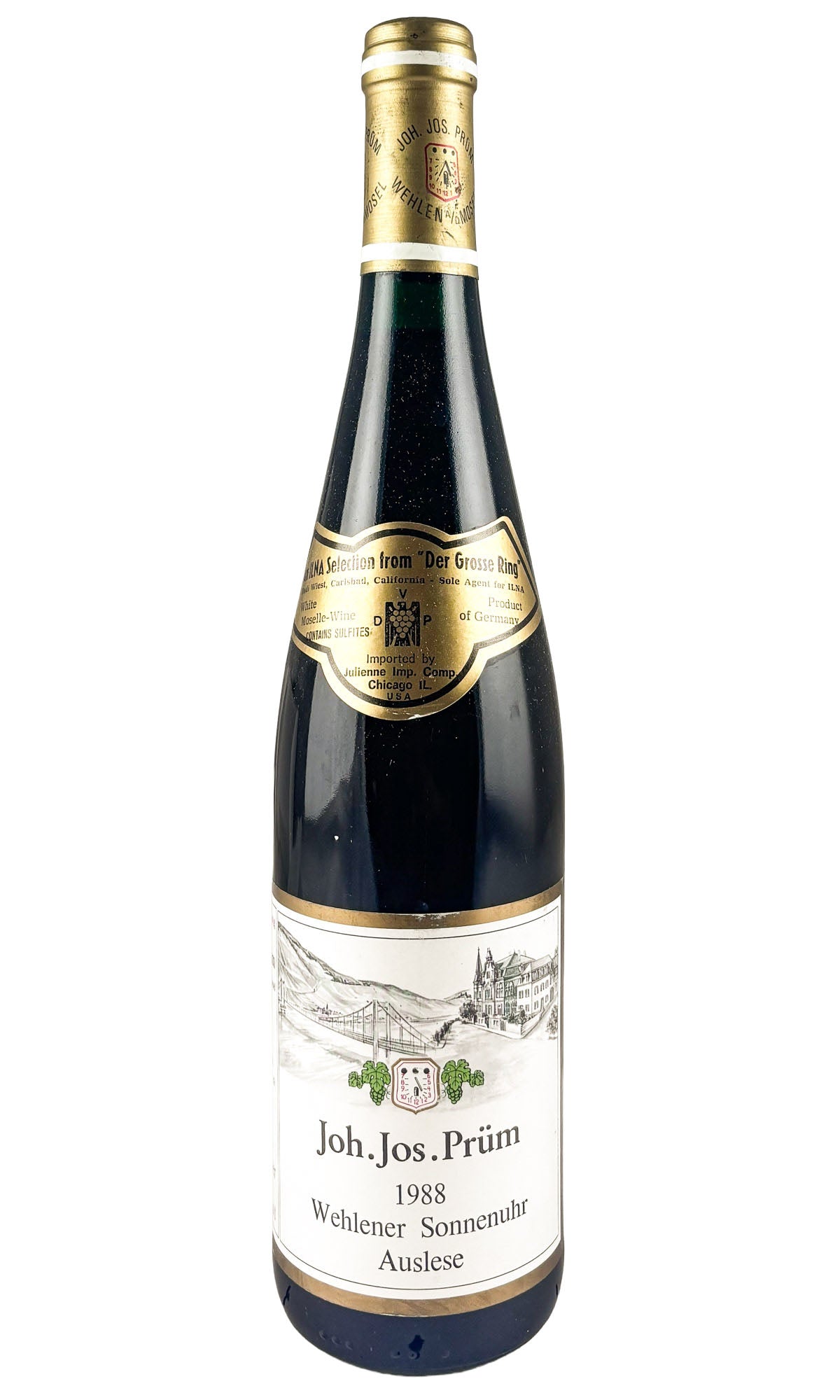 Bottle of Joh Jos Prum, Wehlener Sonnenuhr Riesling Goldkapsel Auslese, 1988 - Dessert Wine - Flatiron Wines & Spirits - New York