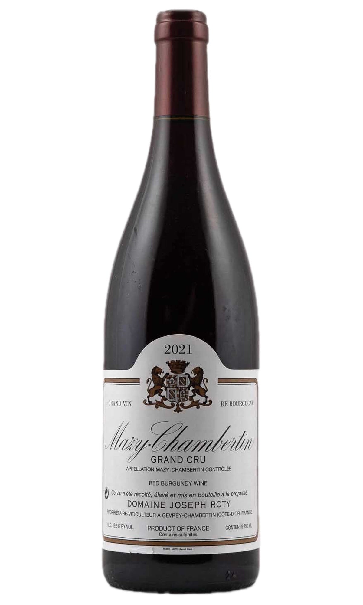 Bottle of Joseph Roty, Mazy-Chambertin Rouge Grand Cru, 2021 - Red Wine - Flatiron Wines & Spirits - New York