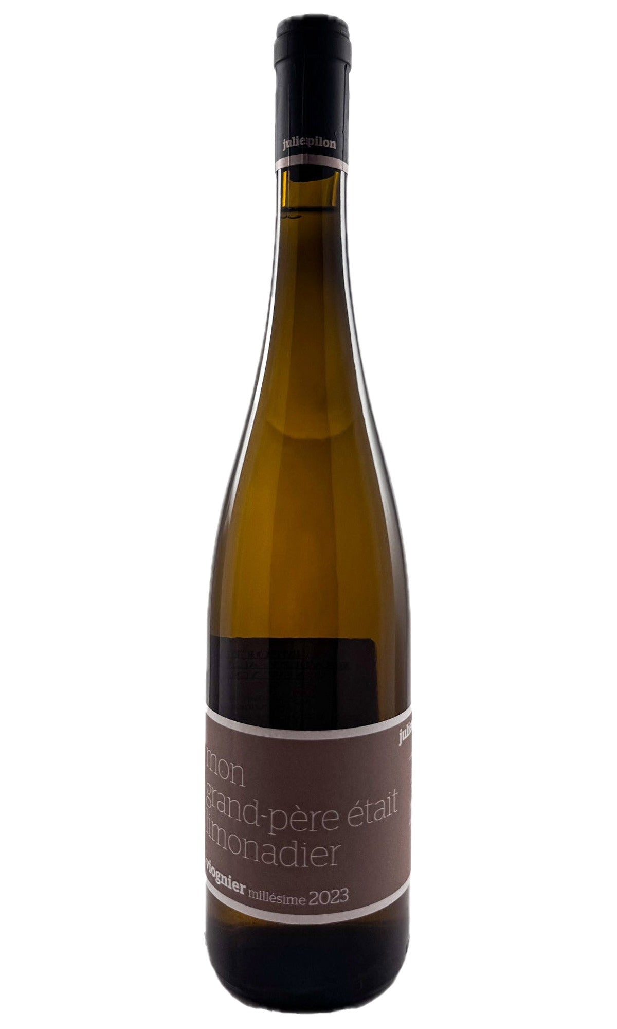 Bottle of Julien Pilon, Viognier 'Mon Grand-Pere Etait Limonadier', 2023 - White Wine - Flatiron Wines & Spirits - New York