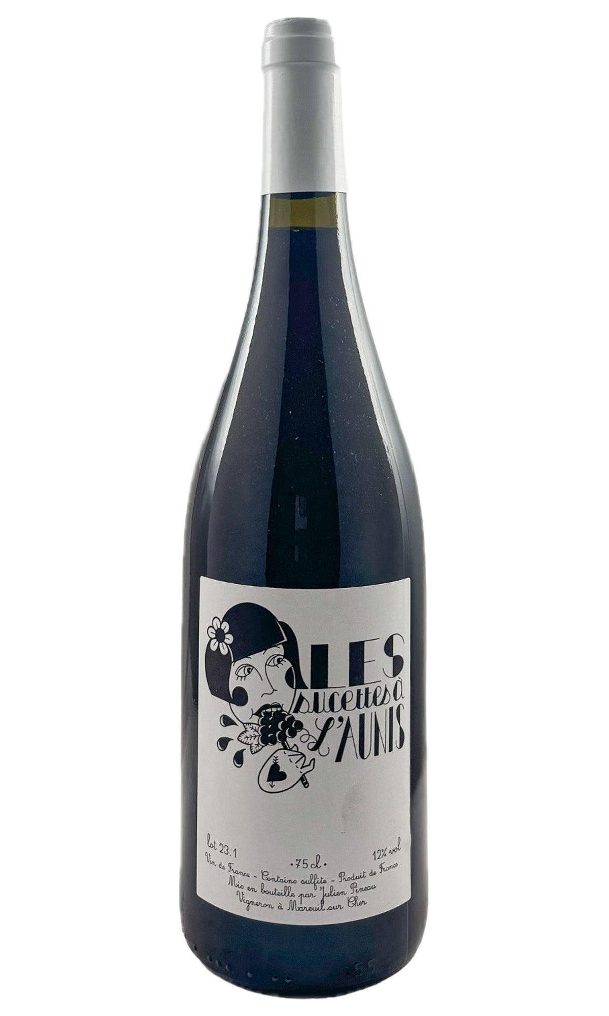 Bottle of Julien Pineau, VDF Les Sucettes A l’Aunis, 2023 - Red Wine - Flatiron Wines & Spirits - New York