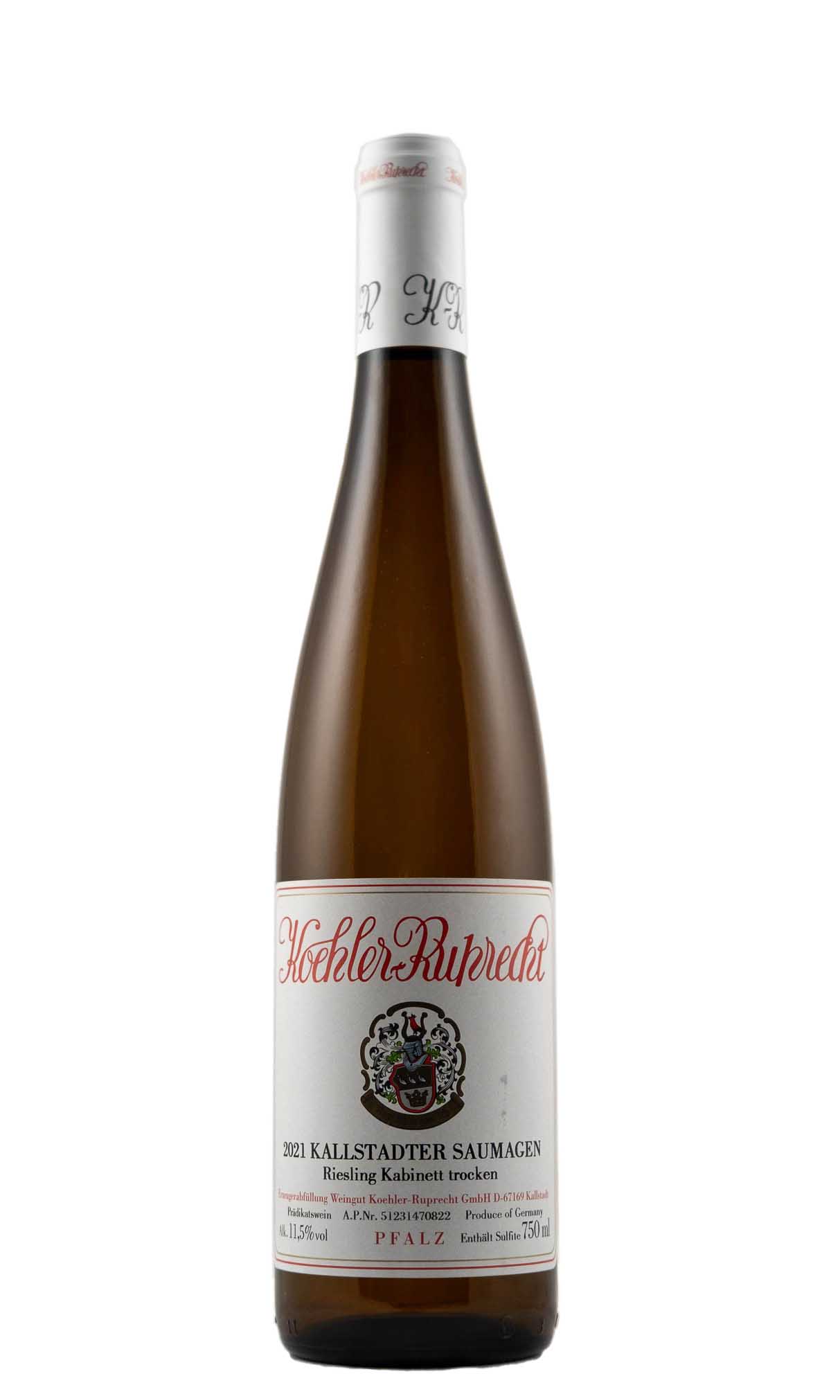 Bottle of Koehler Ruprecht, Riesling Kallstadter Saumagen Kabinett Trocken, 2021 - White Wine - Flatiron Wines & Spirits - New York