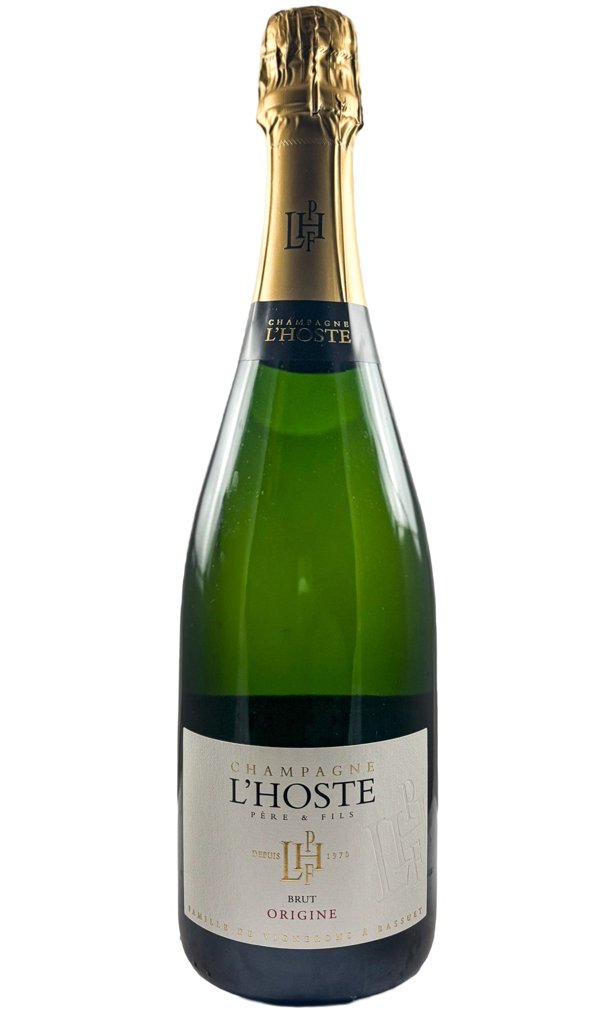 Bottle of L'Hoste Pere & Fils, Champagne Brut Nature, NV - Sparkling Wine - Flatiron Wines & Spirits - New York