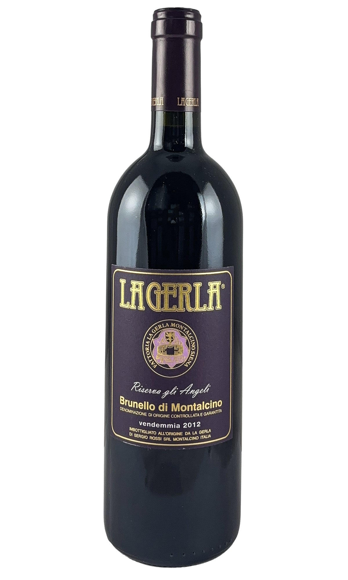Bottle of La Gerla, Brunello di Montalcino Riserva gli Angeli, 2012 - Red Wine - Flatiron Wines & Spirits - New York