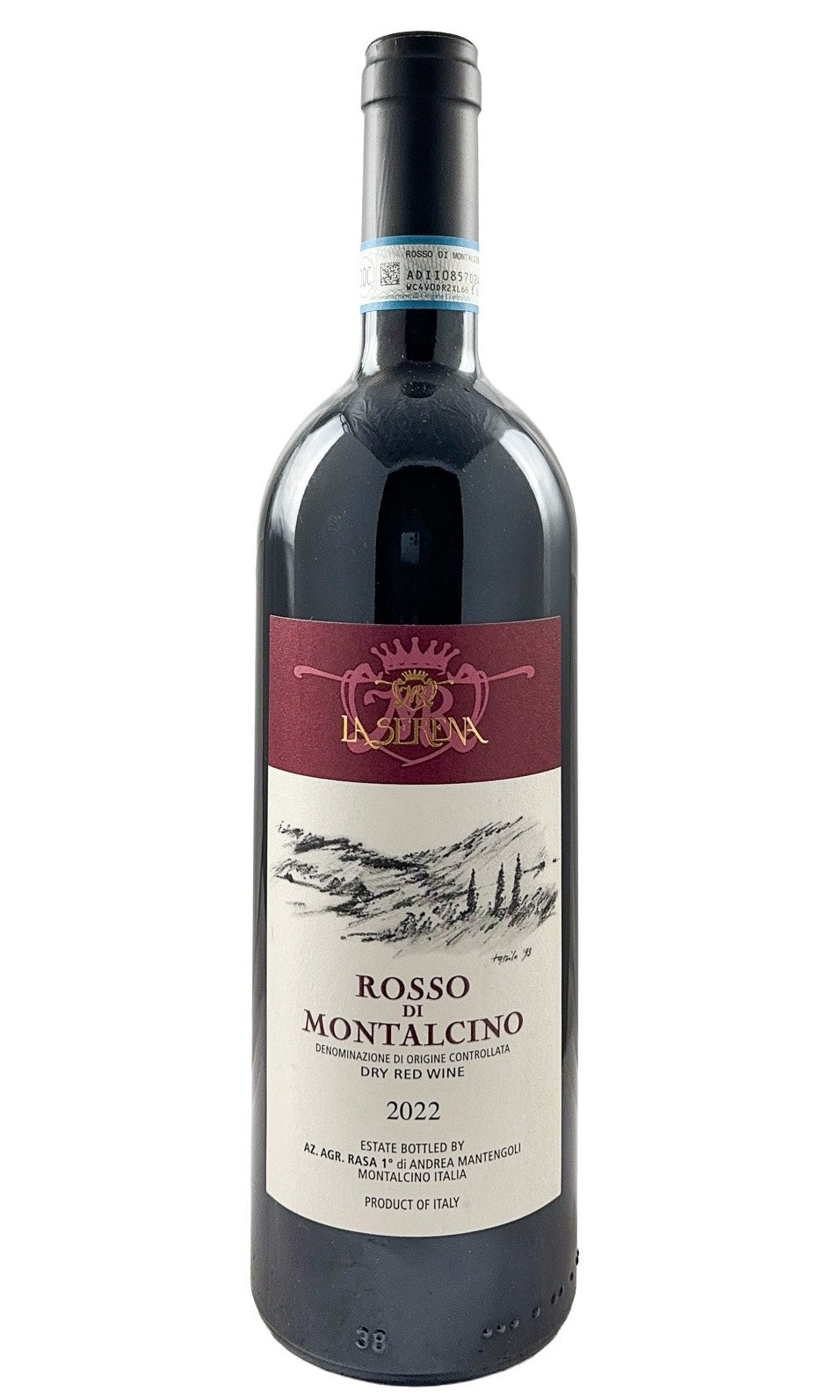 Bottle of La Serena, Rosso di Montalcino, 2022 - Red Wine - Flatiron Wines & Spirits - New York