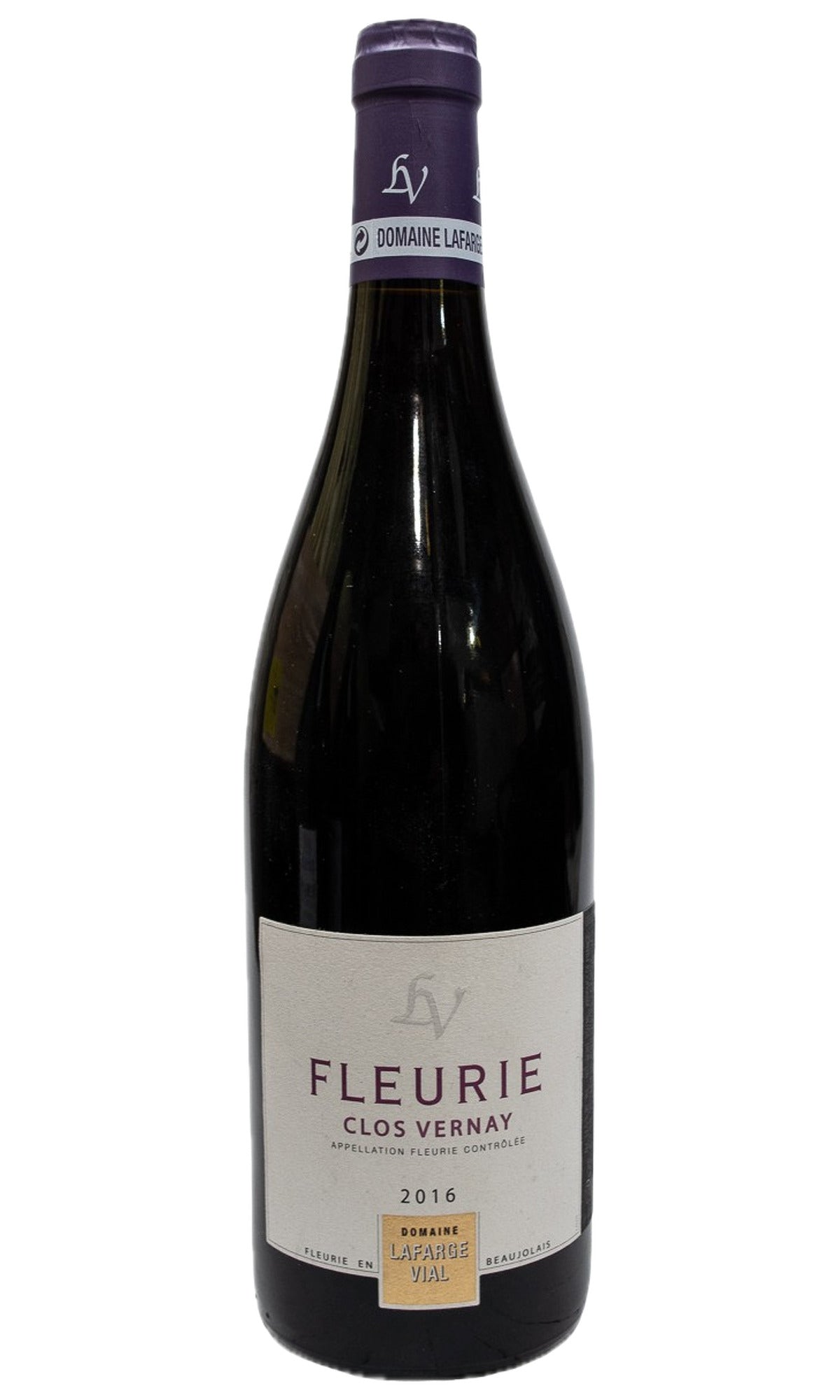 Bottle of Lafarge-Vial, Fleurie “Clos Vernay”, 2016 - Red Wine - Flatiron Wines & Spirits - New York