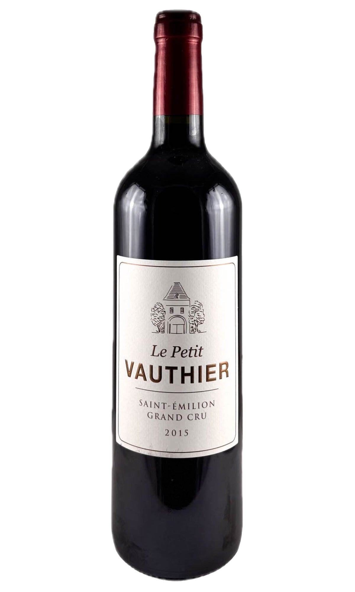 Bottle of Le Petit Vauthier, Saint-Emilion Grand Cru, 2015 - Red Wine - Flatiron Wines & Spirits - New York