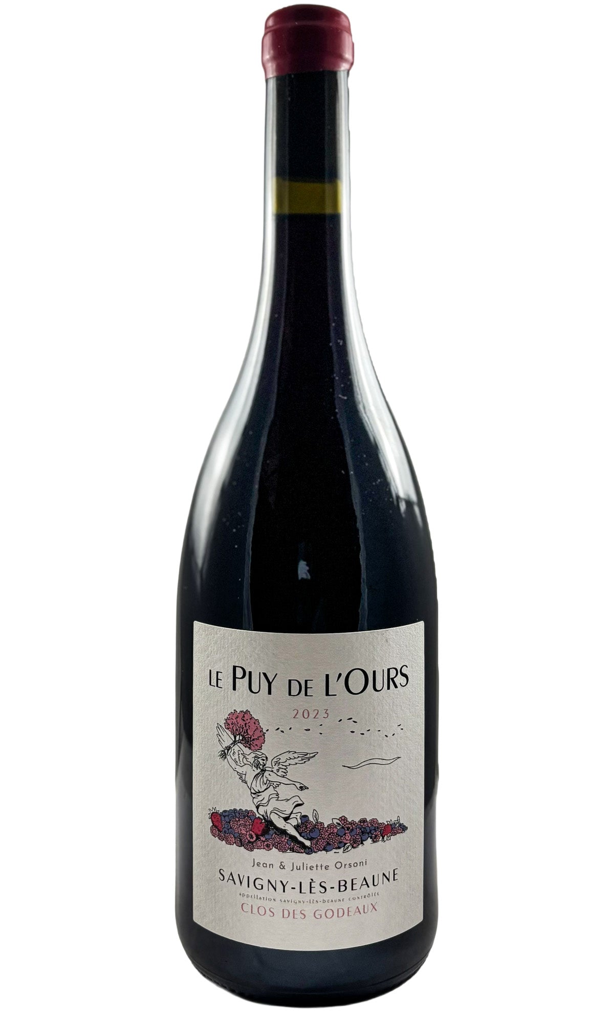 Bottle of Le Puy de L'Ours, Savigny Les Beaune Rouge Clos Des Godeaux, 2023 - Red Wine - Flatiron Wines & Spirits - New York