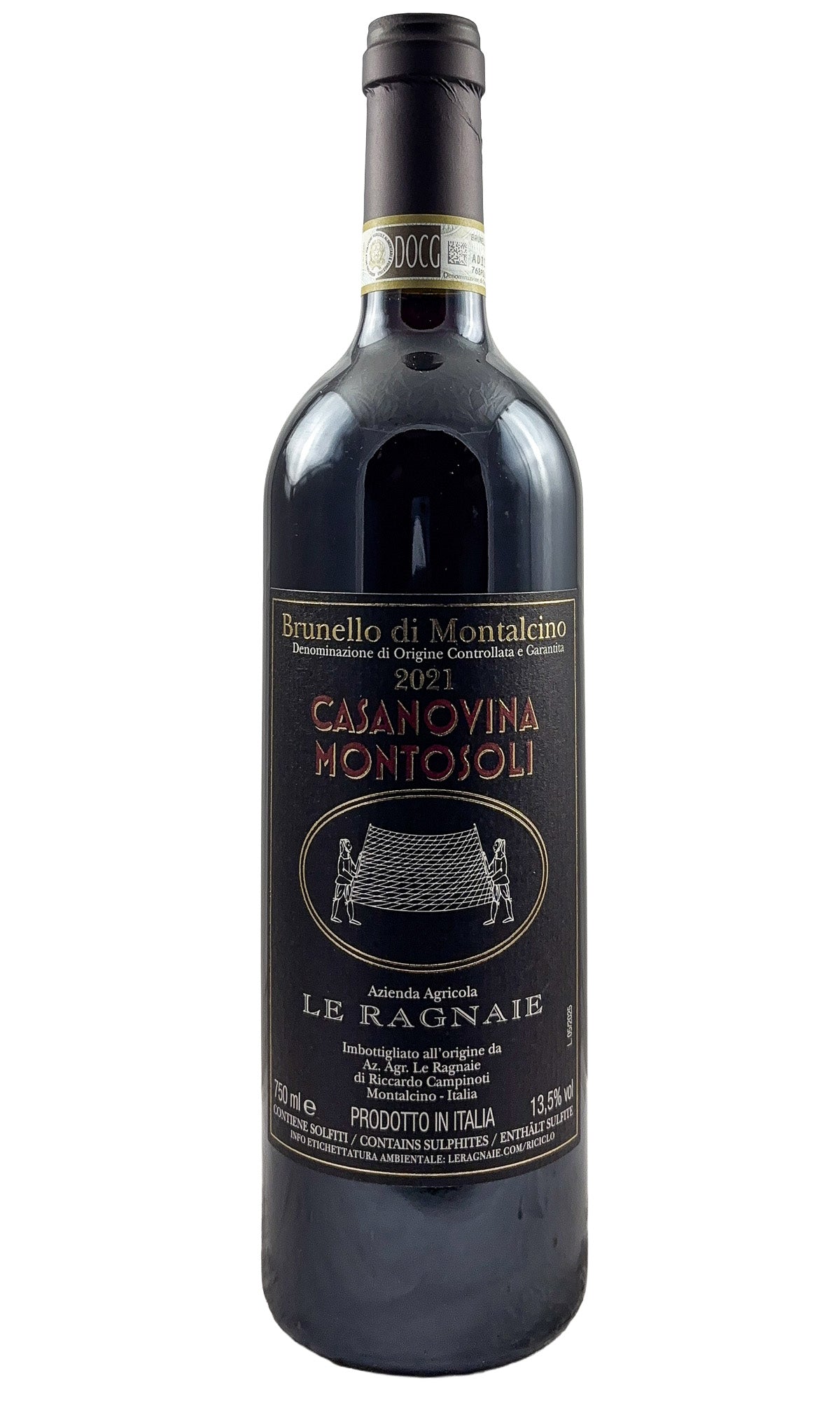 Bottle of Le Ragnaie, Brunello di Montalcino Casanovina Montosoli, 2021 - Red Wine - Flatiron Wines & Spirits - New York