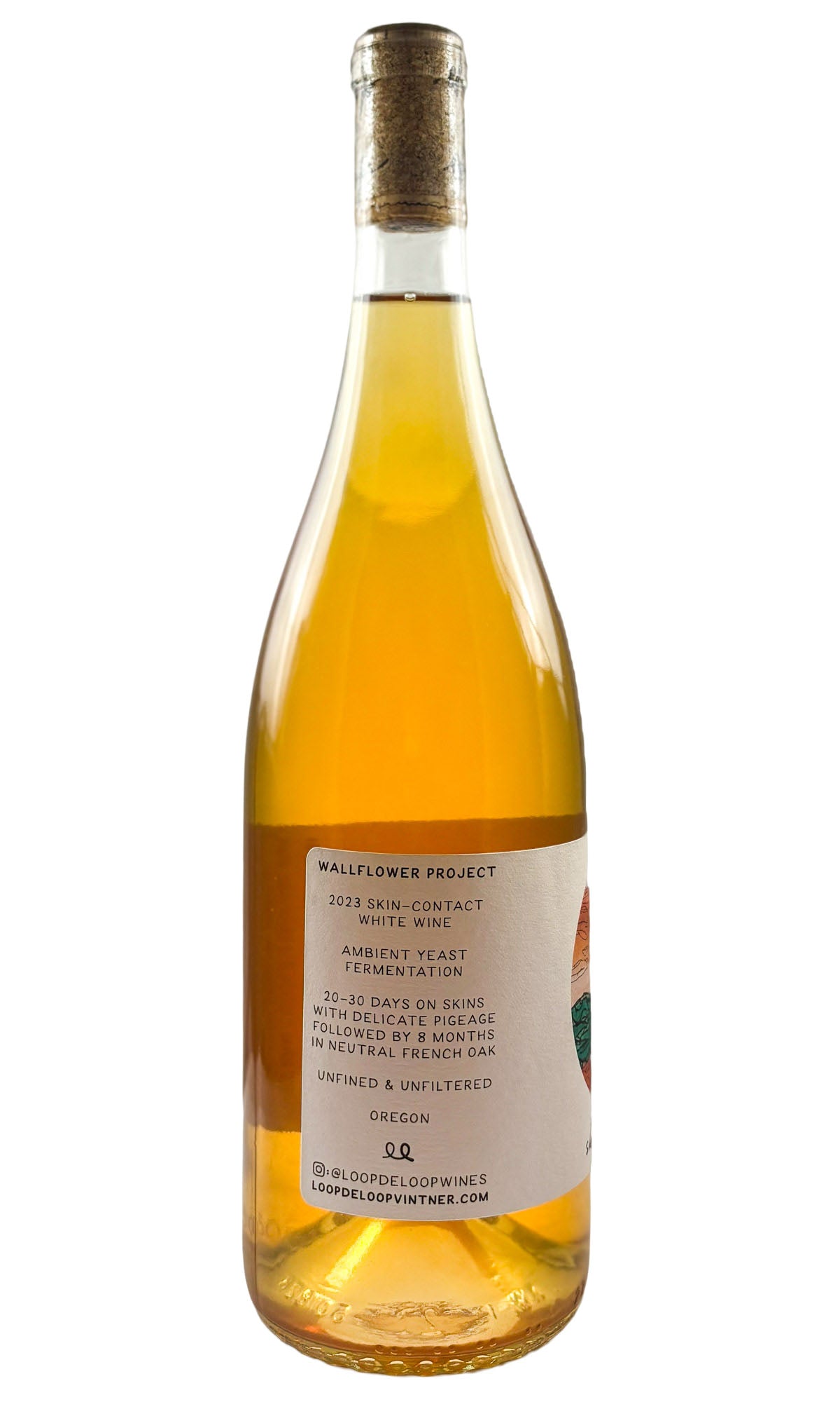 Bottle of Loop De Loop, Wallflower Project Orange Viognier, 2023 - Orange Wine - Flatiron Wines & Spirits - New York