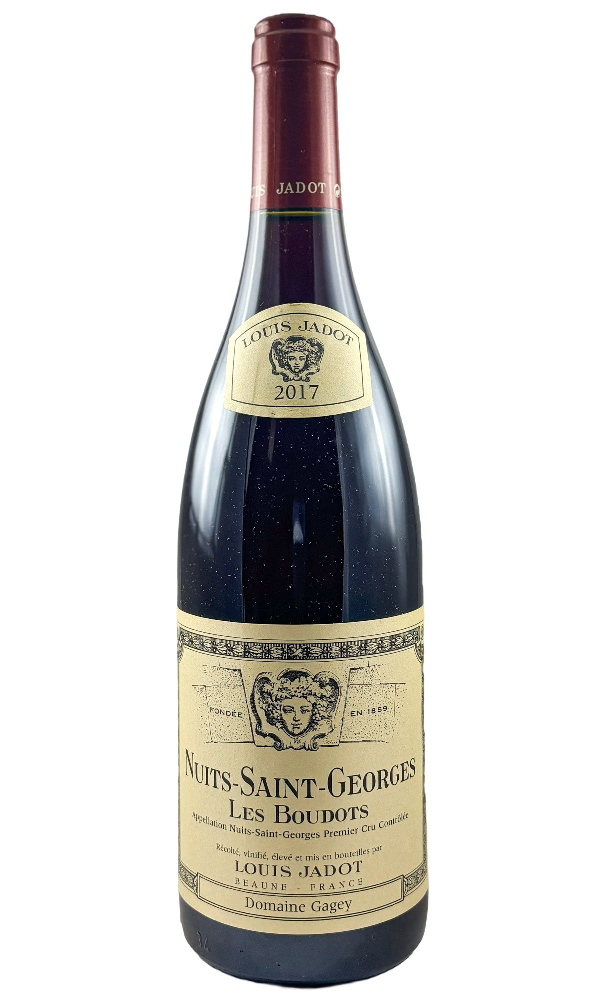 Bottle of Louis Jadot, Nuits-Saint-Georges 1er Cru Les Boudots, 2017 - Red Wine - Flatiron Wines & Spirits - New York