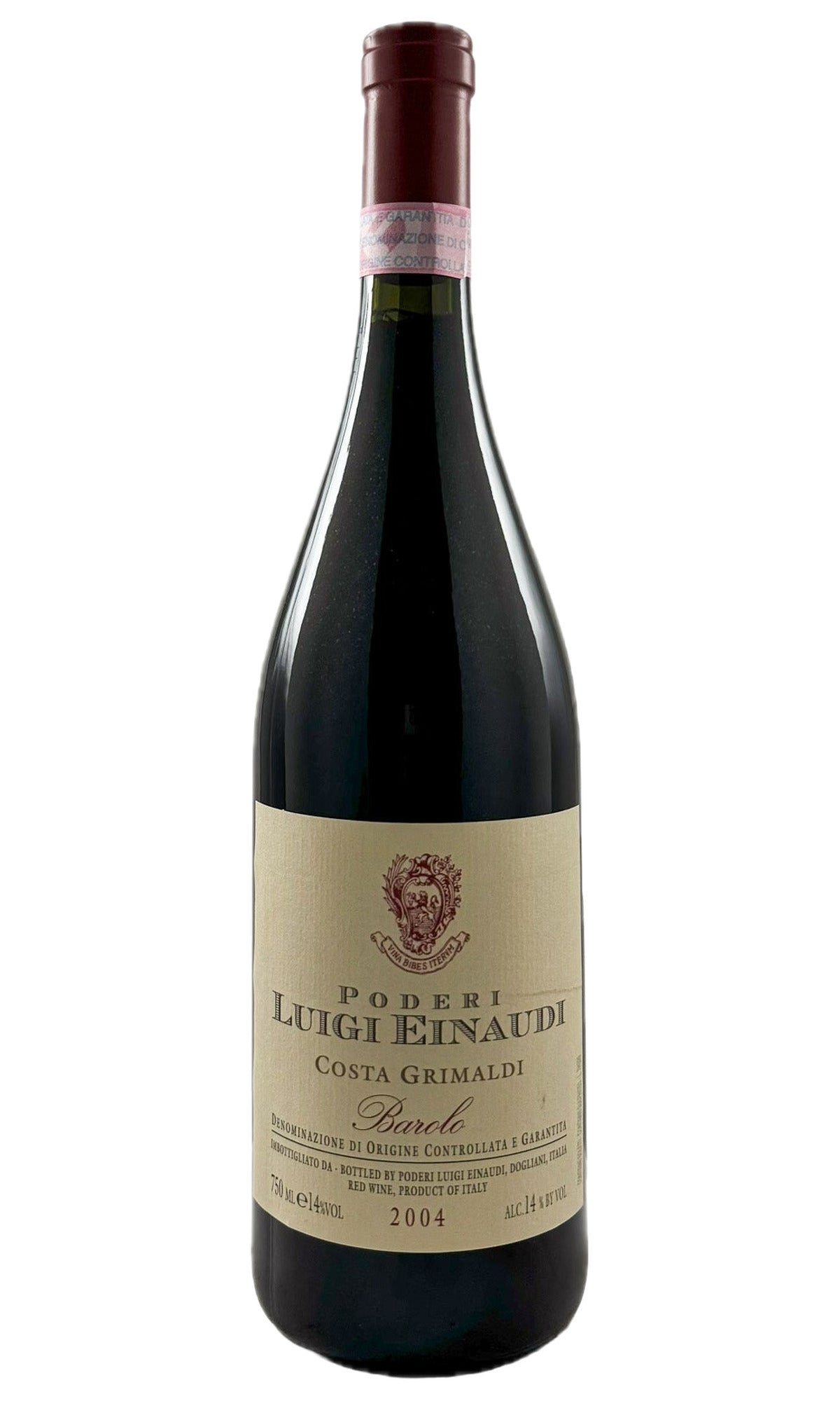 Bottle of Luigi Einaudi, Barolo Costa Grimaldi, 2004 - Red Wine - Flatiron Wines & Spirits - New York