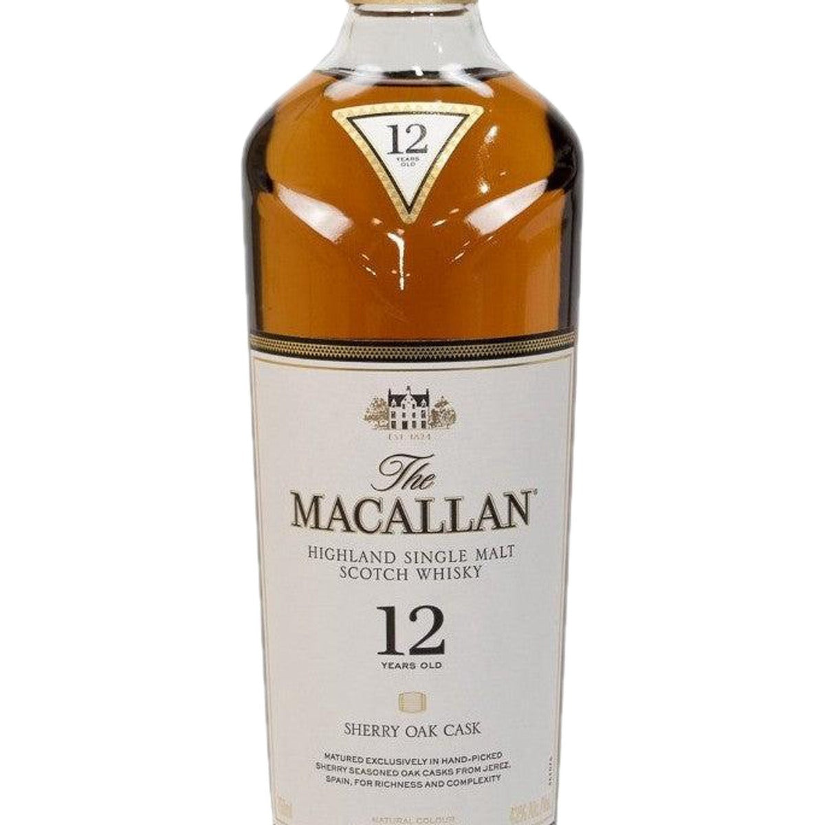 Macallan, 12 Year Old Sherry Oak Single Malt Scotch – Flatiron 