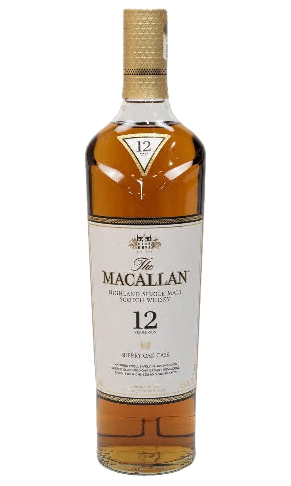 Bottle of Macallan, 12 Year Old Sherry Oak Single Malt Scotch - Spirit - Flatiron Wines & Spirits - New York