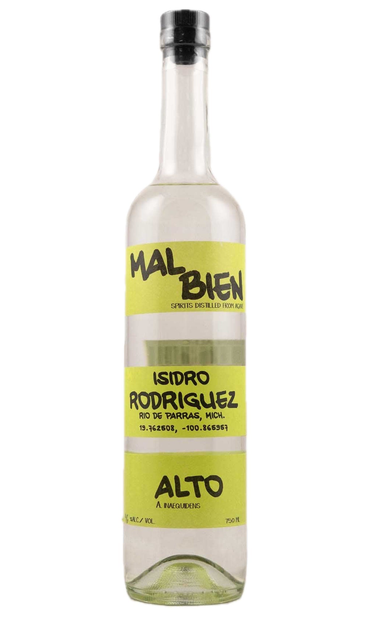 Bottle of Mal Bien, Espadin Mezcal Alto (Isidro Rodriguez Montoya), NV - Spirit - Flatiron Wines & Spirits - New York